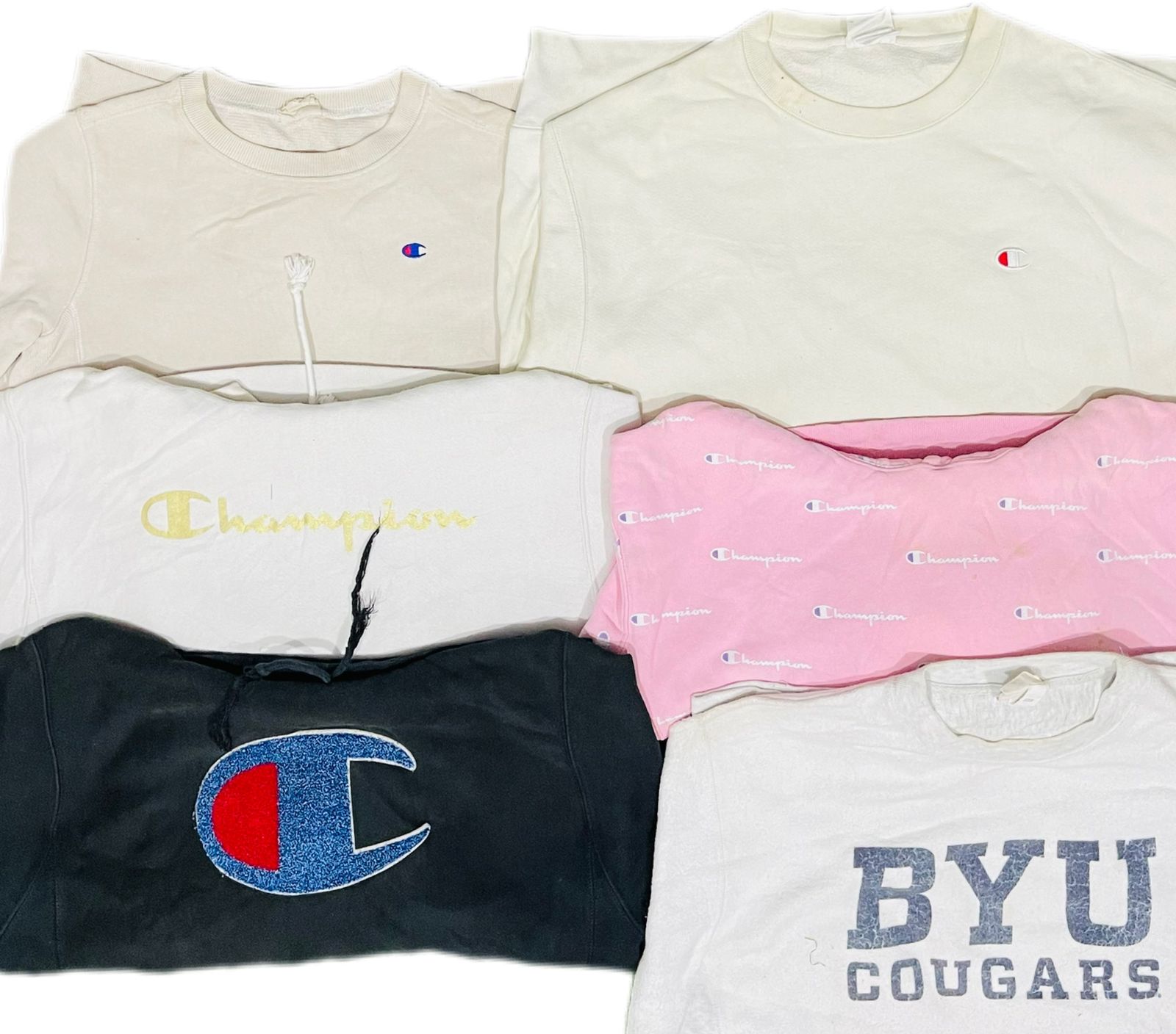 10 pièces de sweat-shirts et sweat à capuche Champion reverse weave