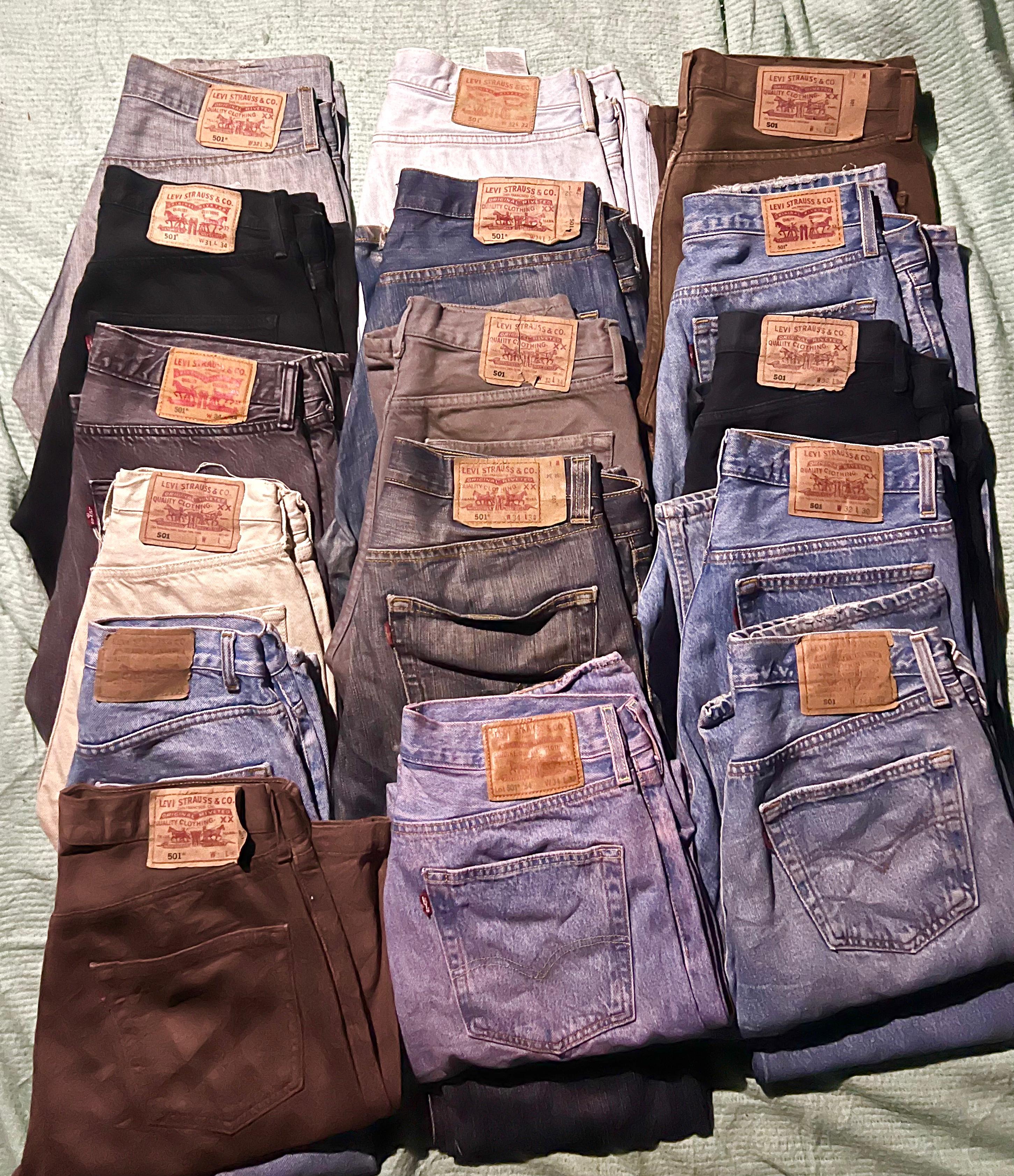 Levi's 501 Pants 25 pieces