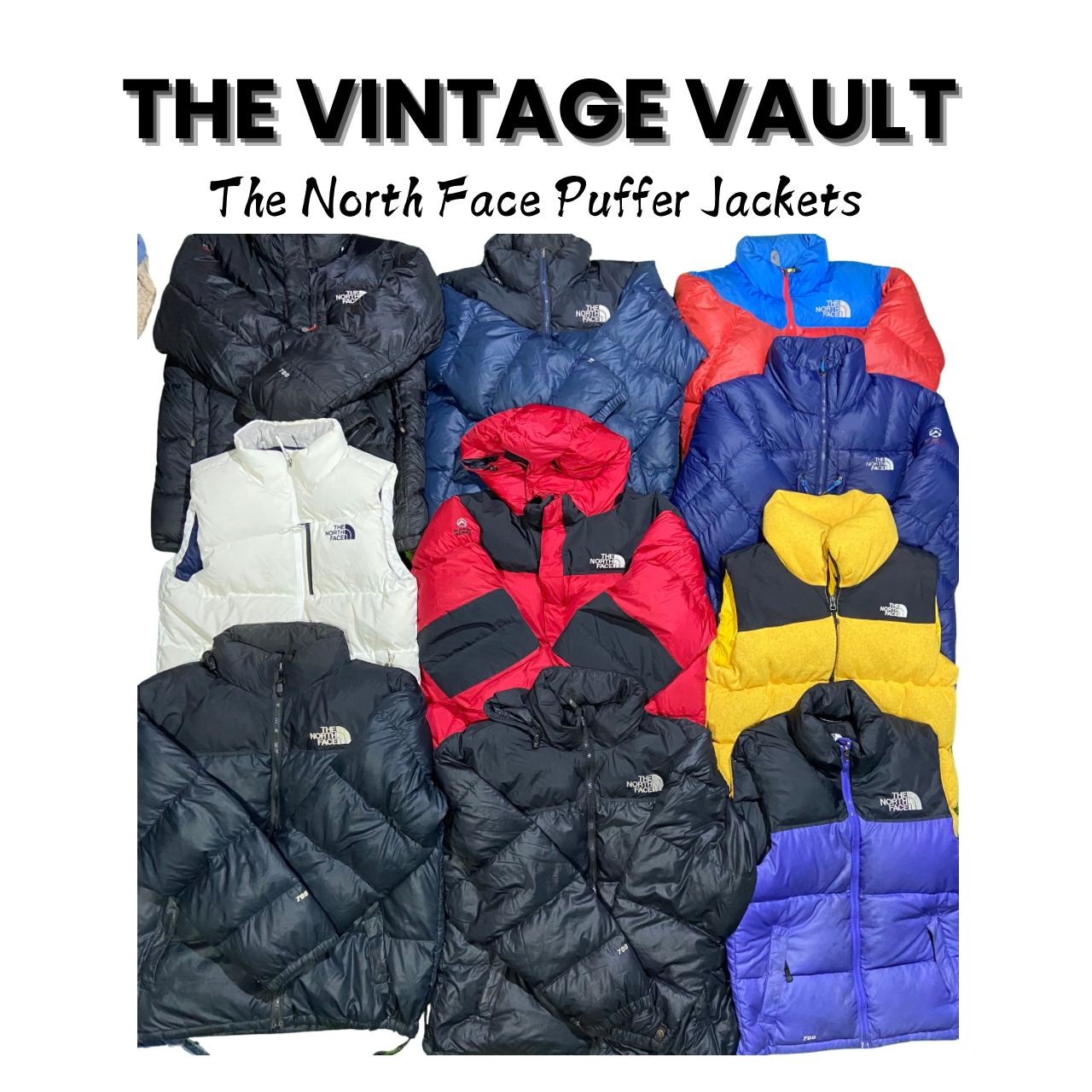 The north face puffer jacket 60 pcs