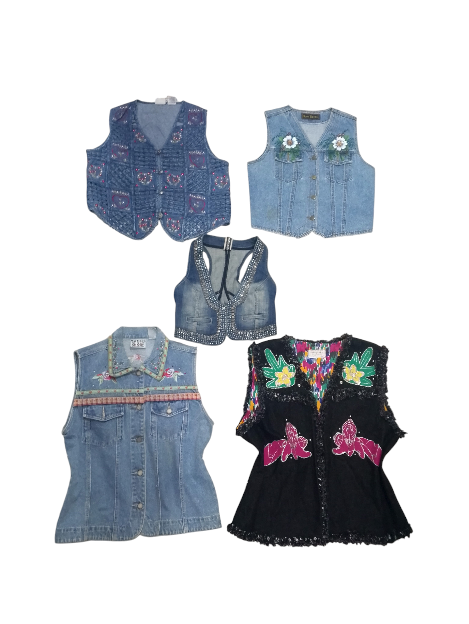 Y2k bestseller aesthetic denim Vests - 19 pcs - 23/10/24