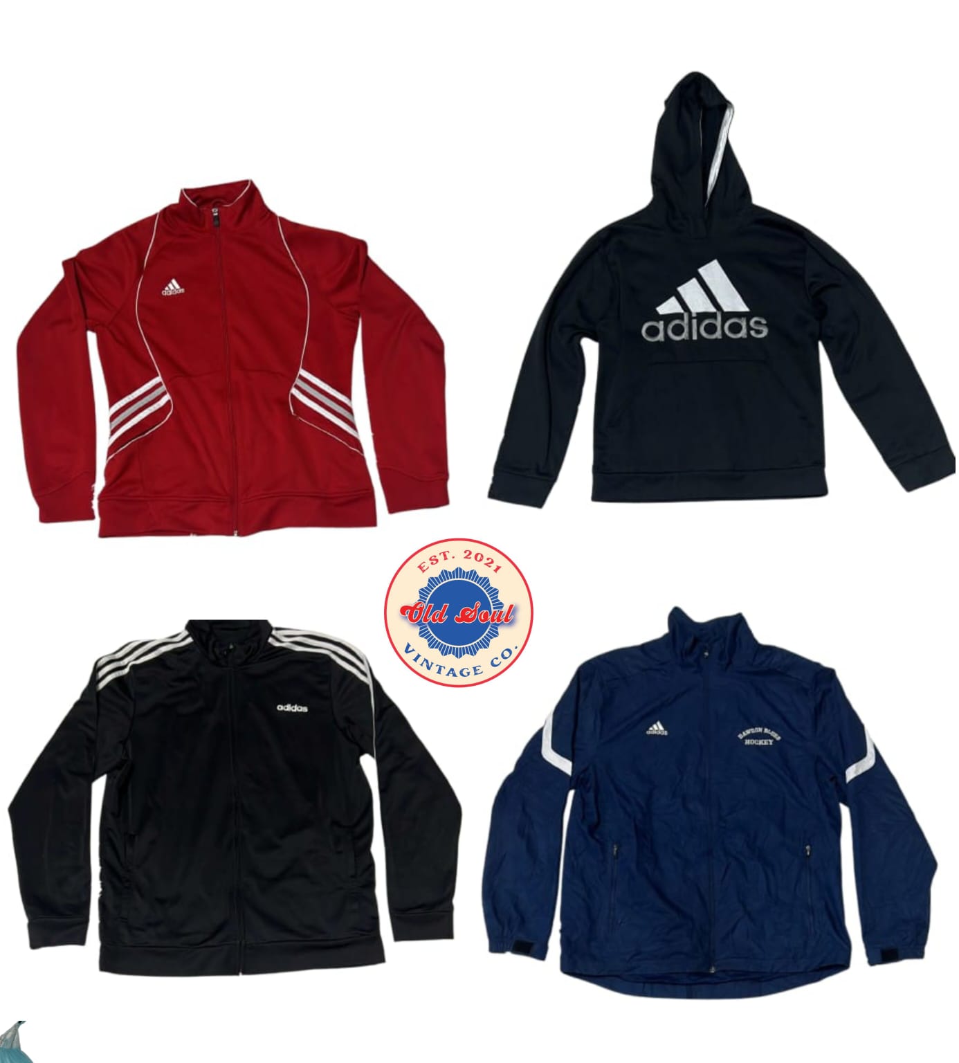 Adidas Track Jacket Hooded/ Zipper