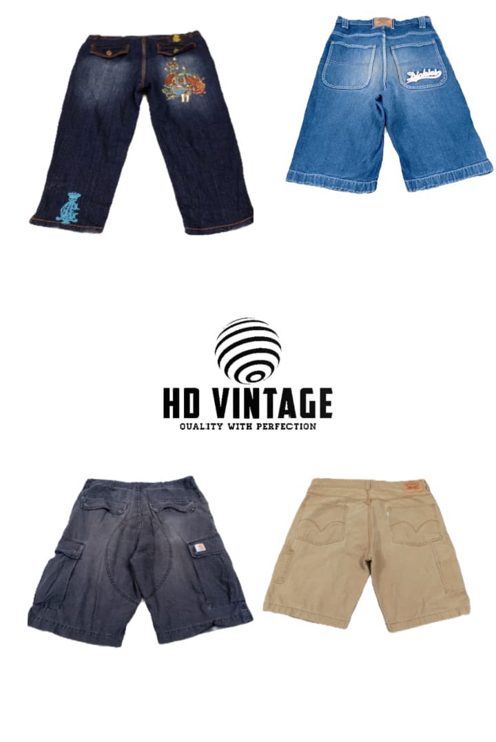 HD428 Men Designer Baggy Shorts - 13 pcs