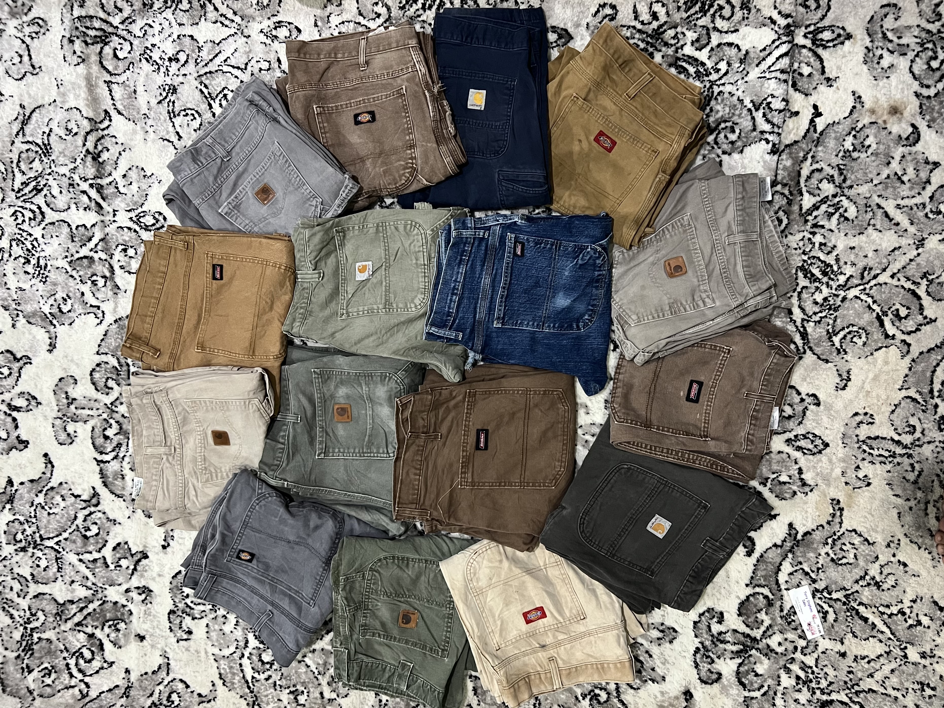 Carhartt And Dickies Pants 30 pieces