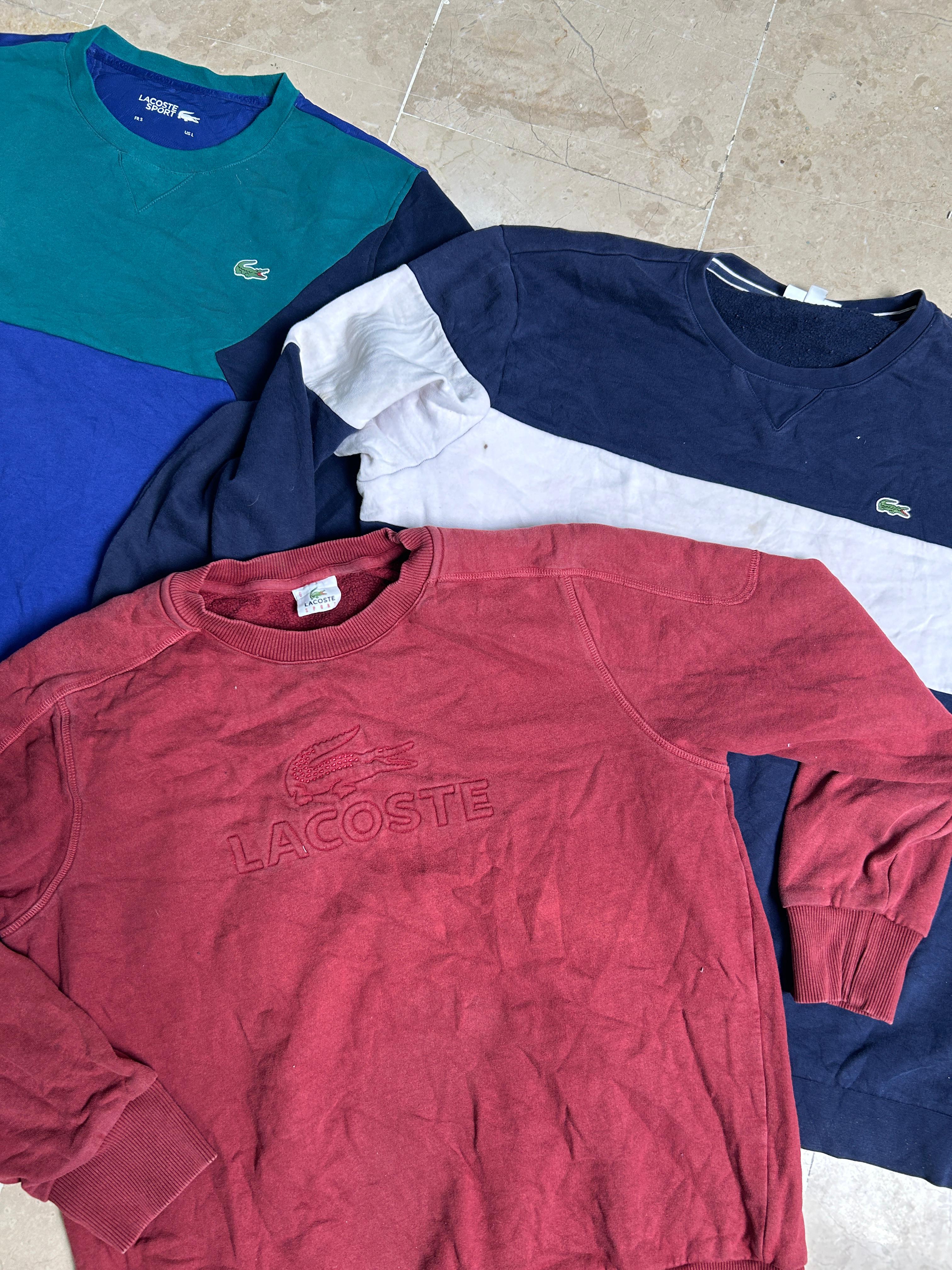 Lacoste Sweatshirts 10 pieces