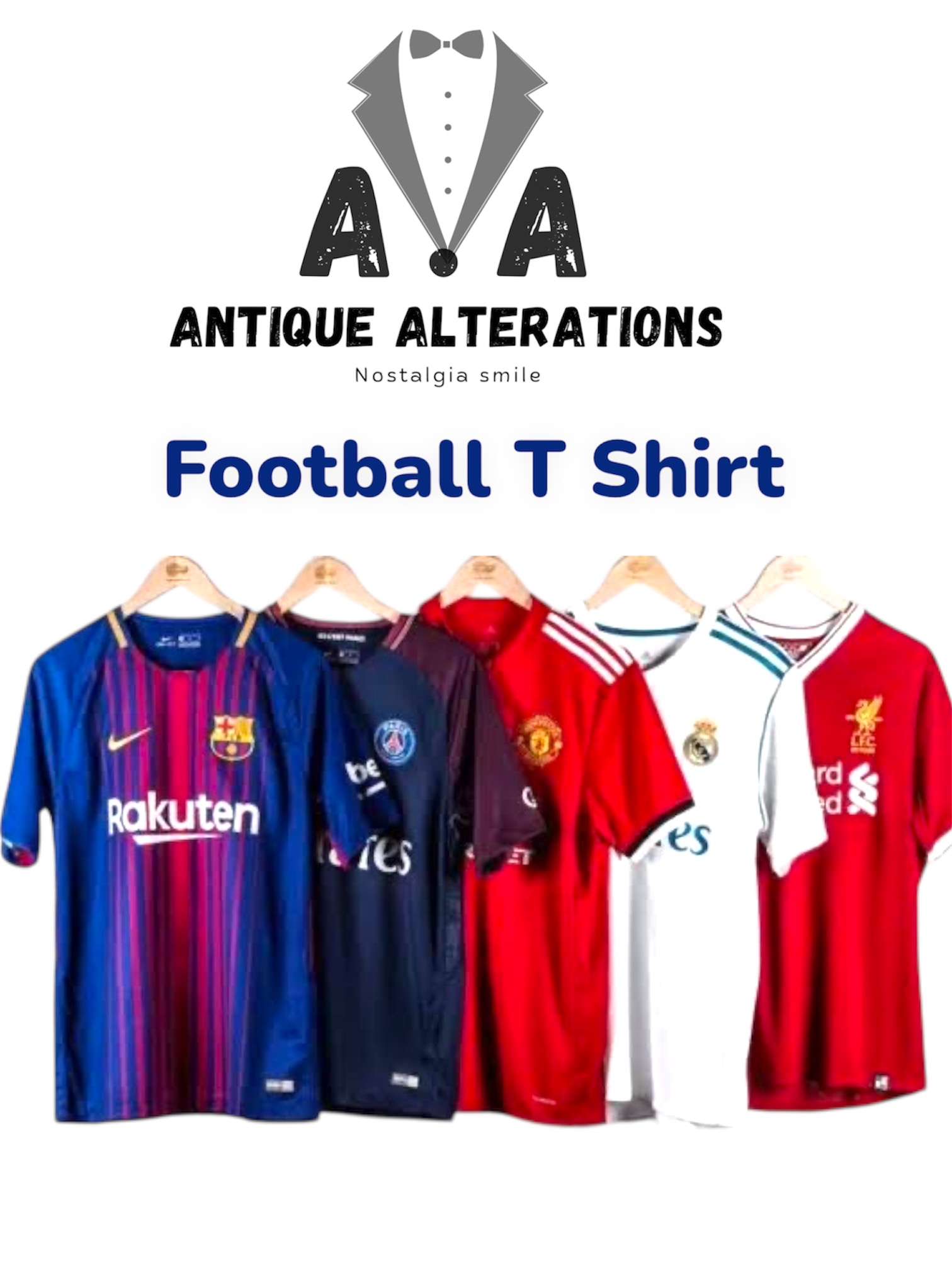 Football Authentic T-Shirts 45 Piece