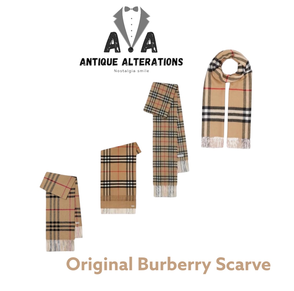 Original Burberry Schal 25 Stück