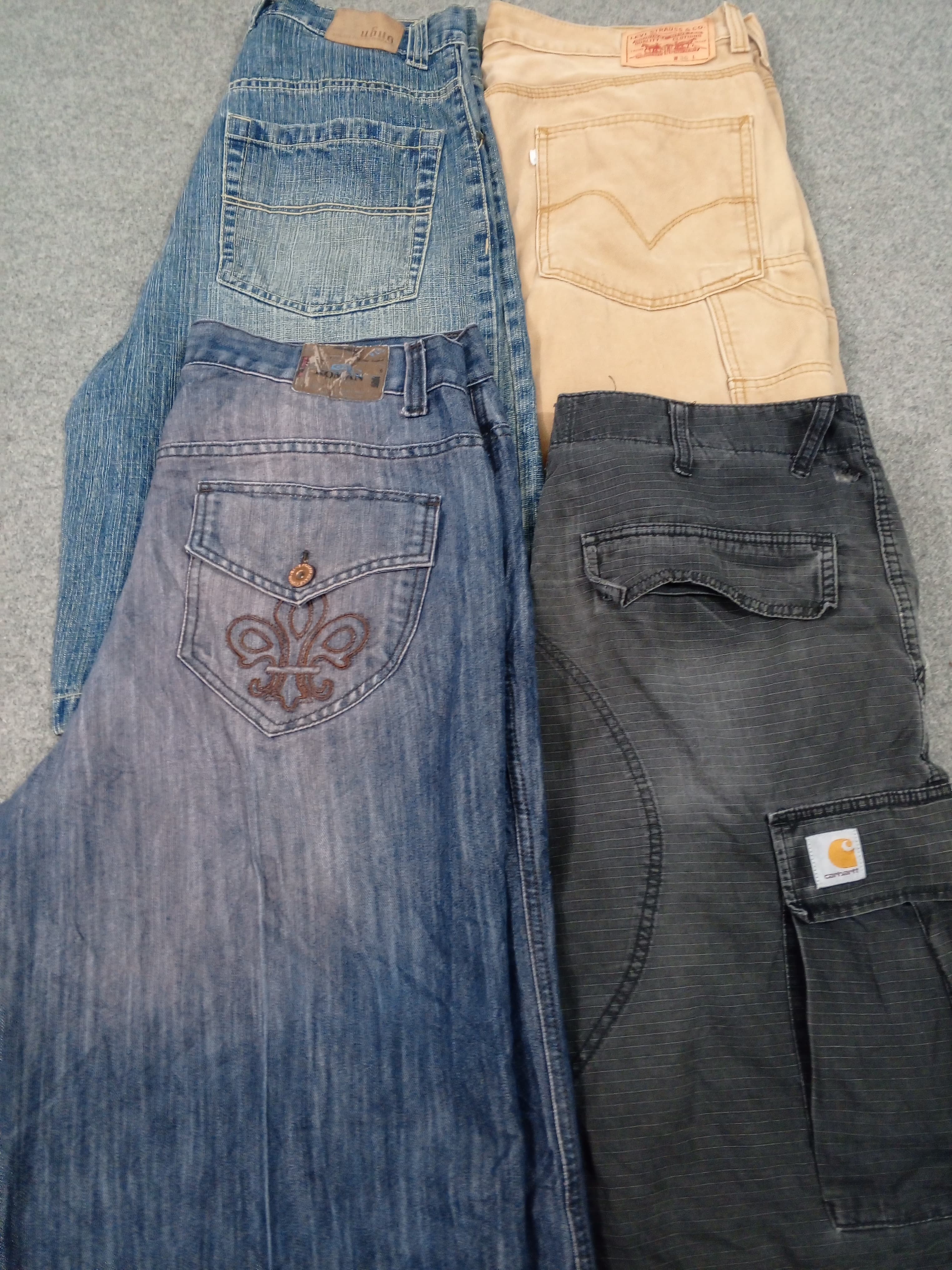 #371 Designer Baggy Shorts -13