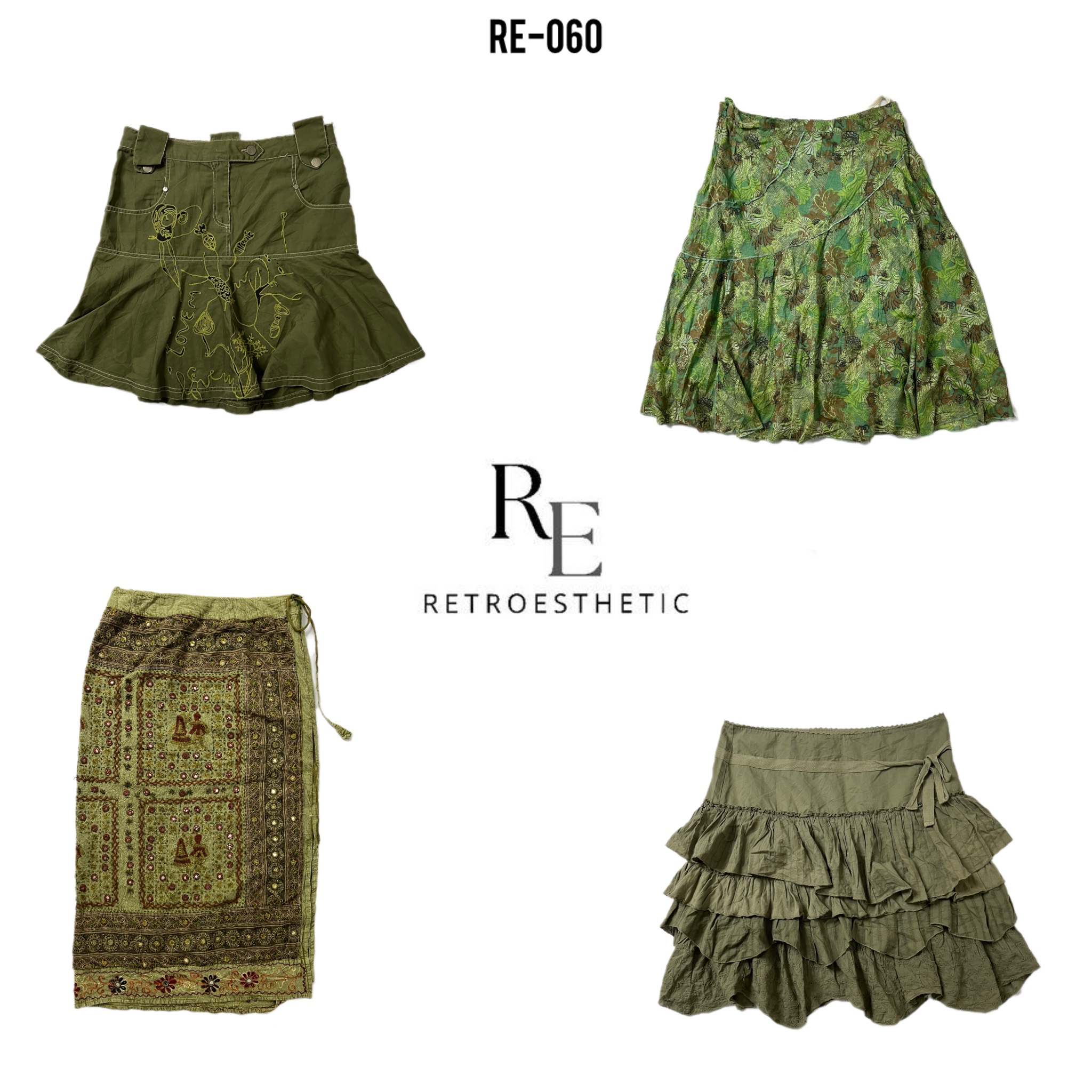 Y2K London Grunge Mix Skirts (RE-060)