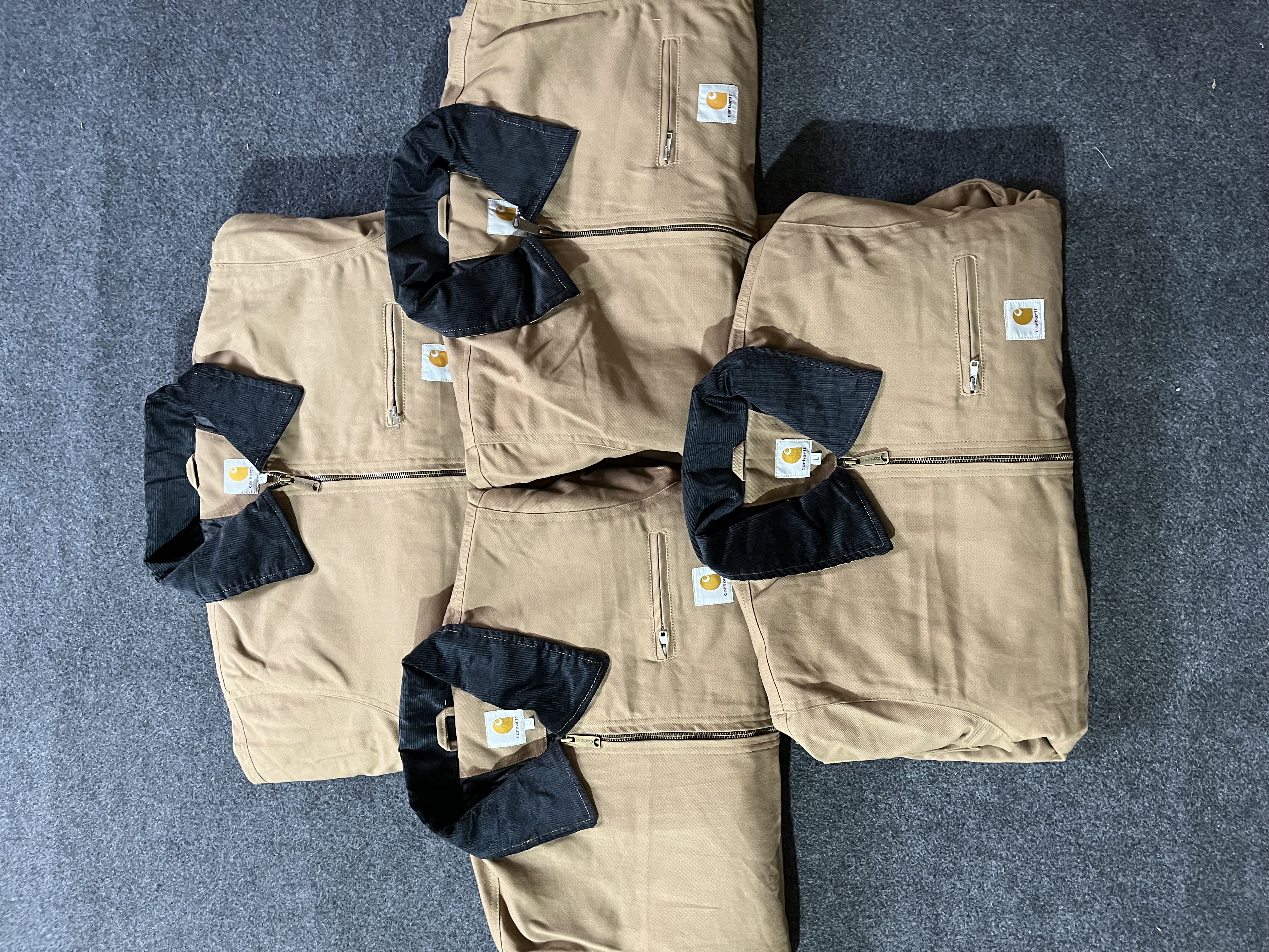 PROMOÇÃO!! Jaquetas Detroit estilo rework vintage Carhartt color tan - MOQ 20 peças #2810