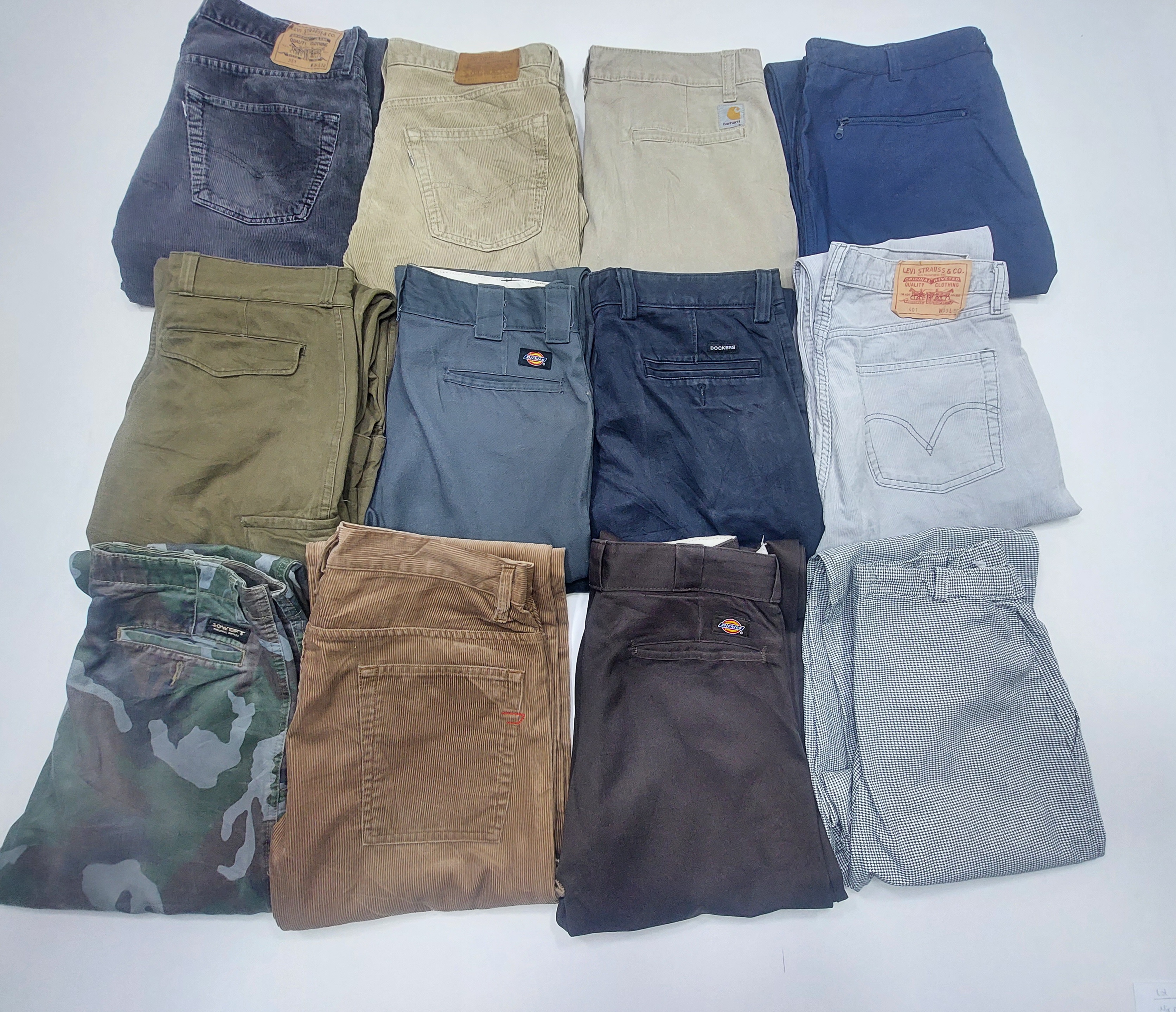 Cargo, Denium, Cotrayline Charatte Dekies pantalons