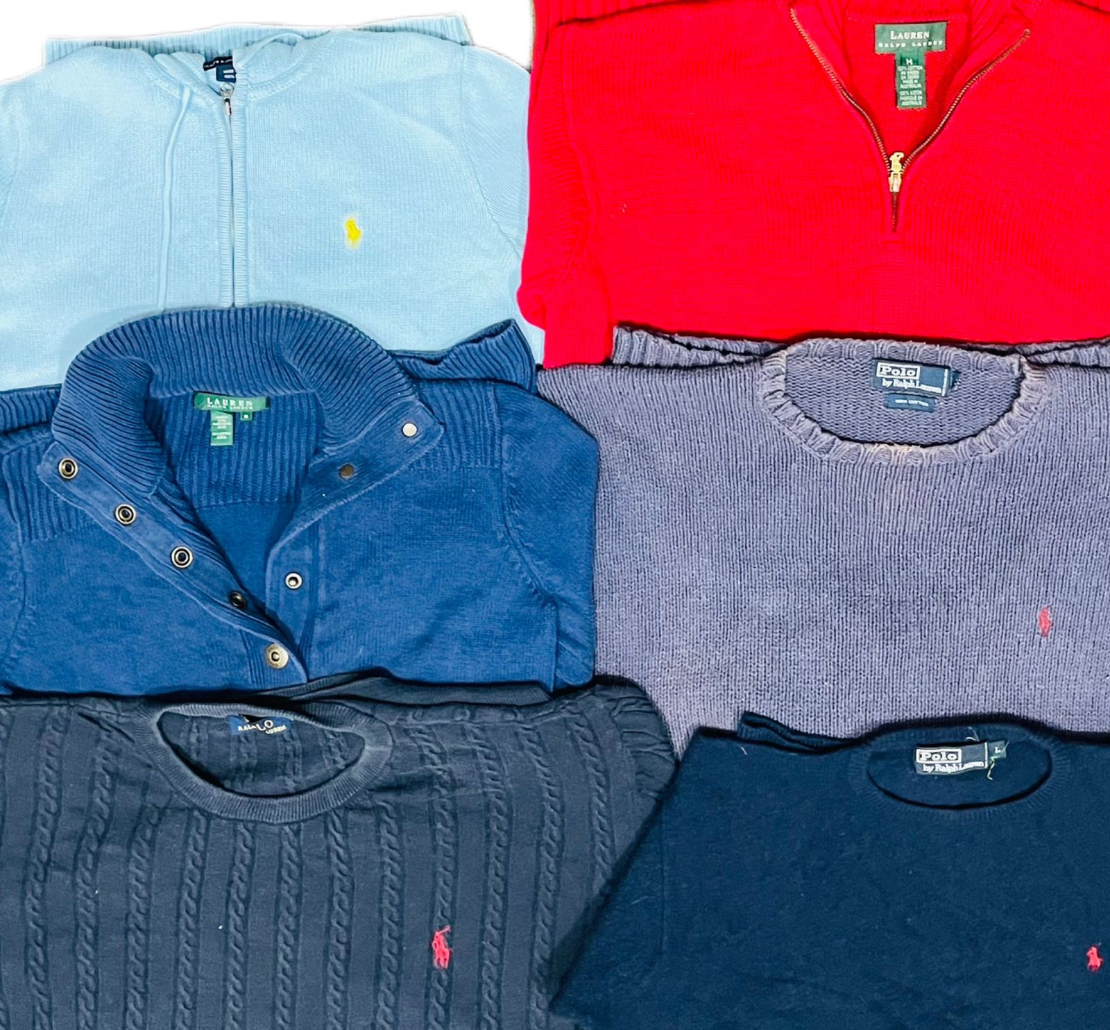 Pulls Polo/RL 12 pièces