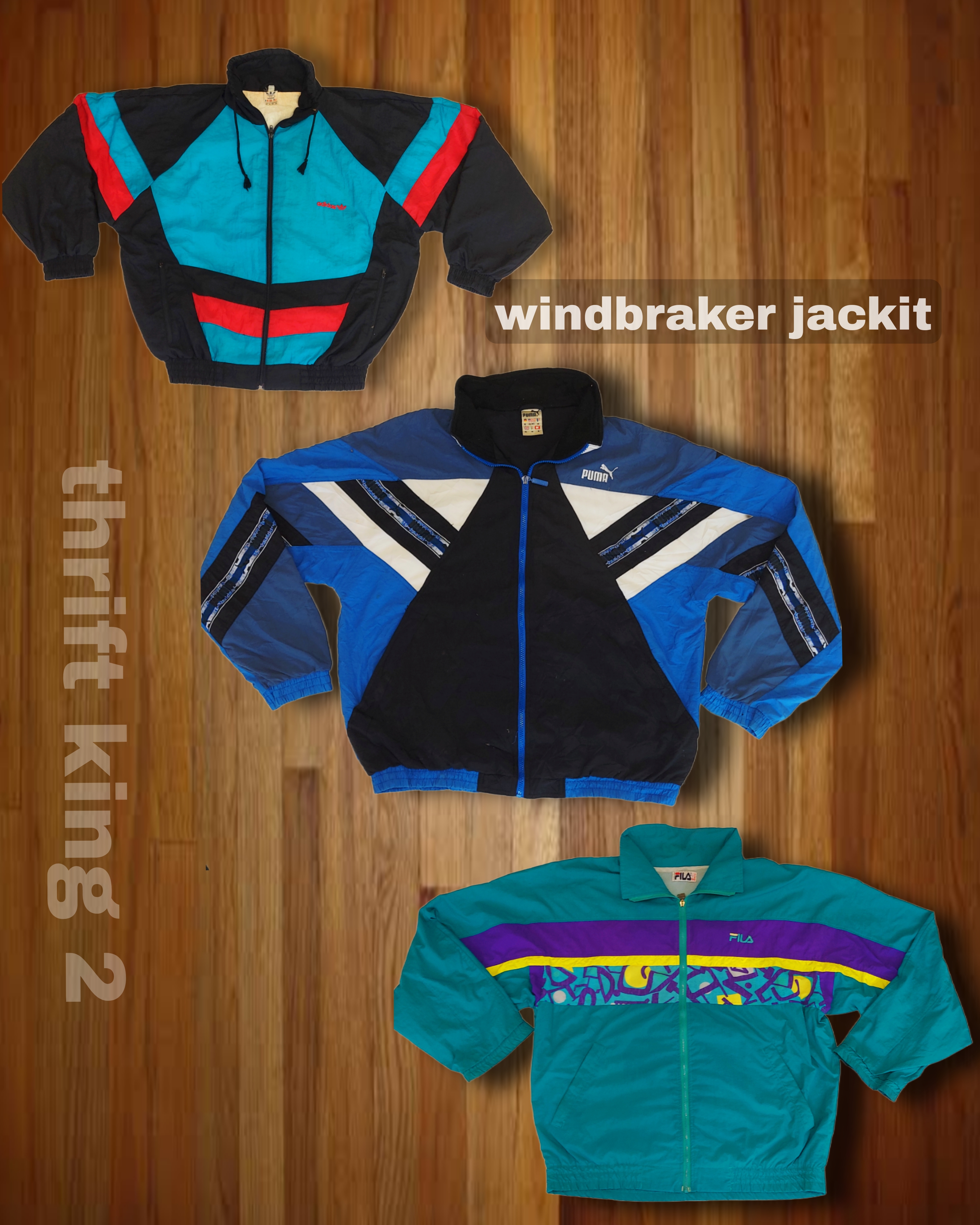 Branded Windbreakers jacket authentic 20 pcs