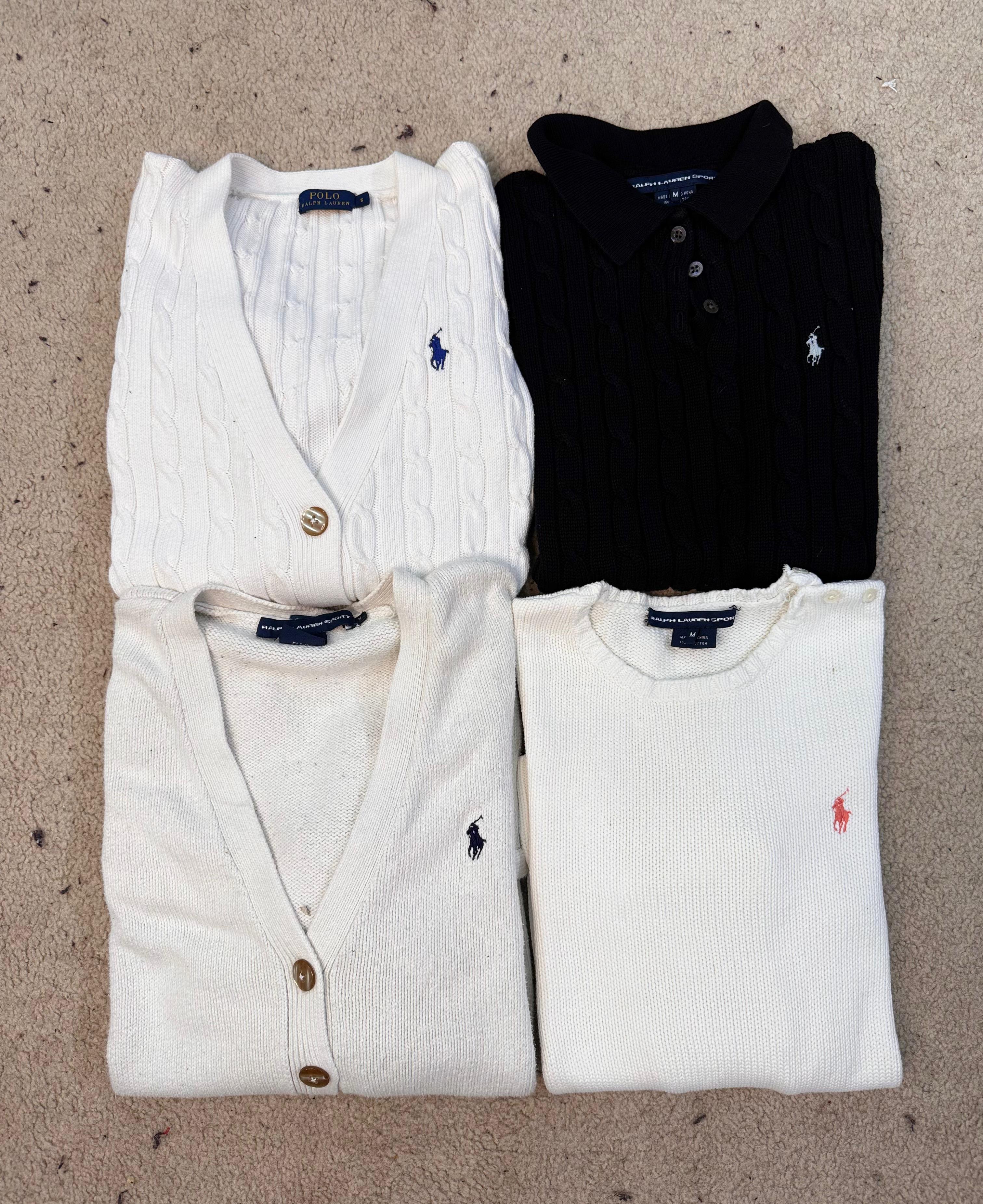 #VV81 Ralph Lauren Cardigans 40 PCs