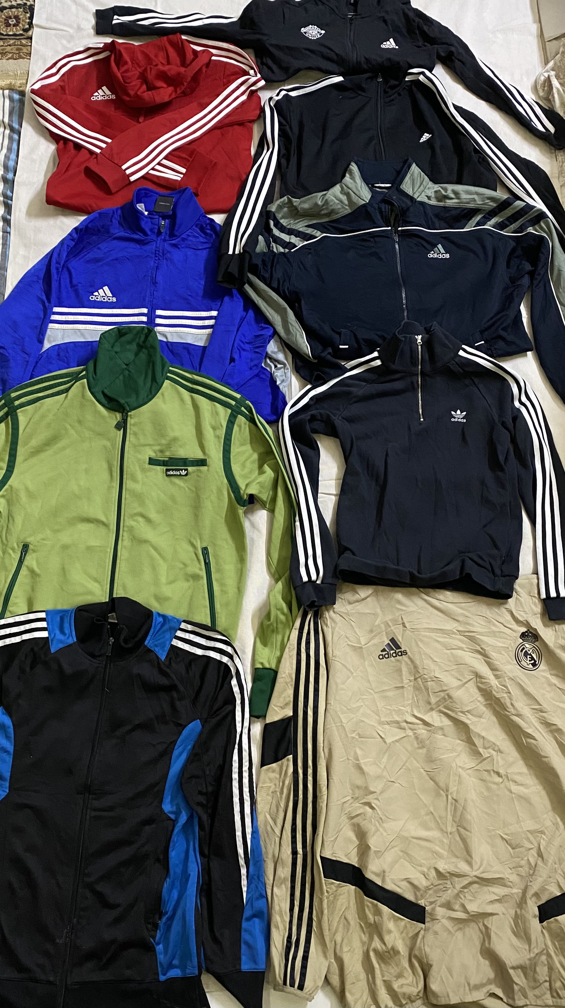 Vestes de survêtement Adidas authentiques