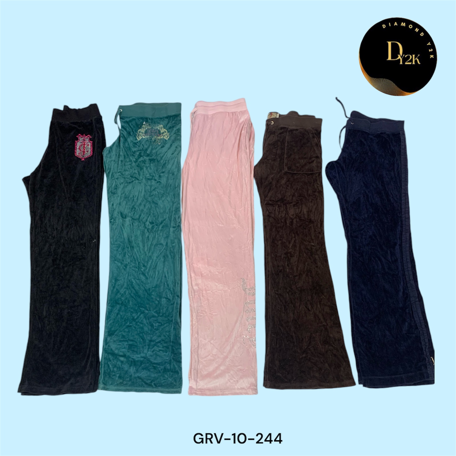 Retro Juicy Couture Hosen: Y2K Traum Stil (GRV-10-244)