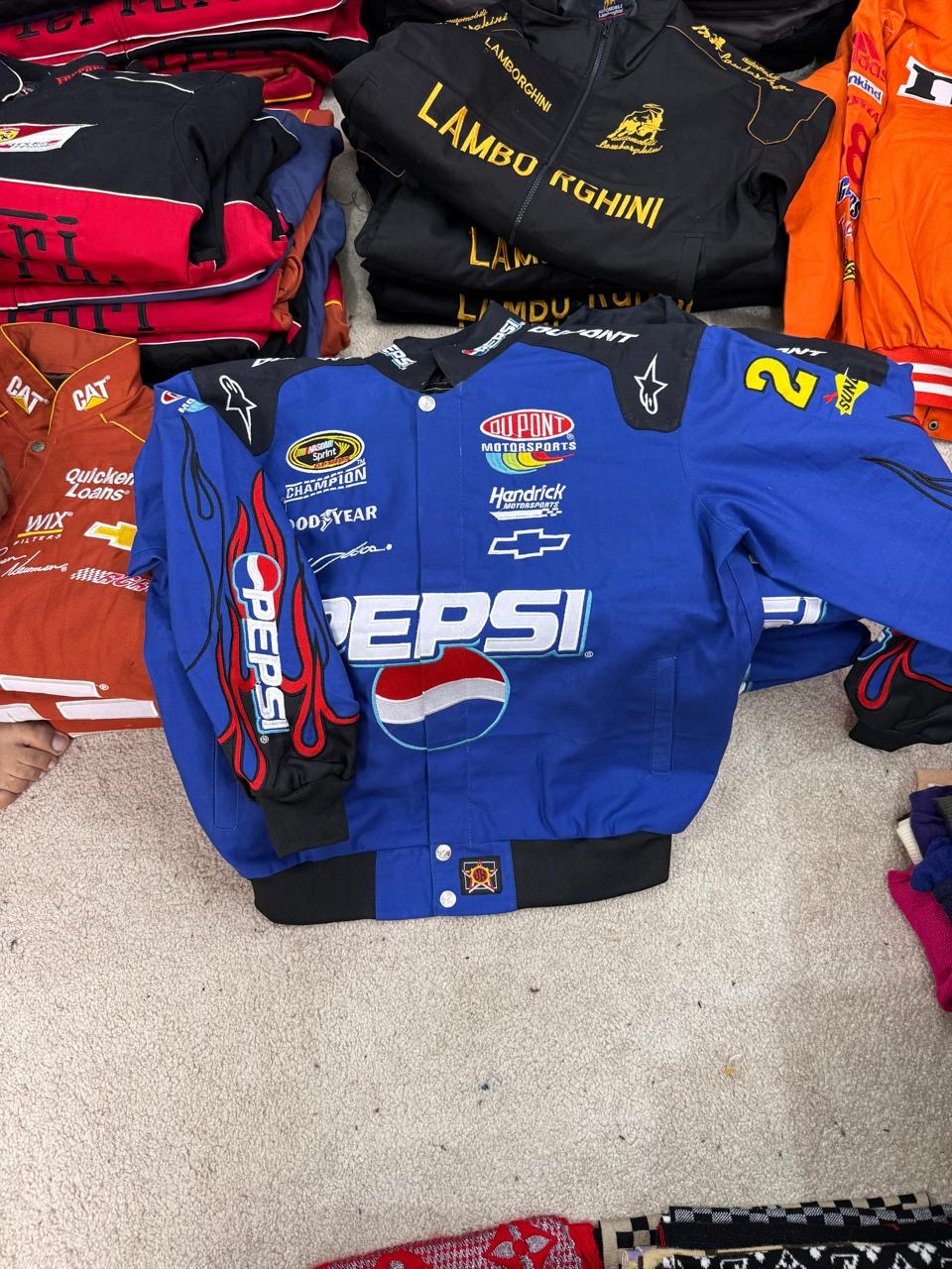 #VV87 Rework Style Jacket Pepsi 5 PCs