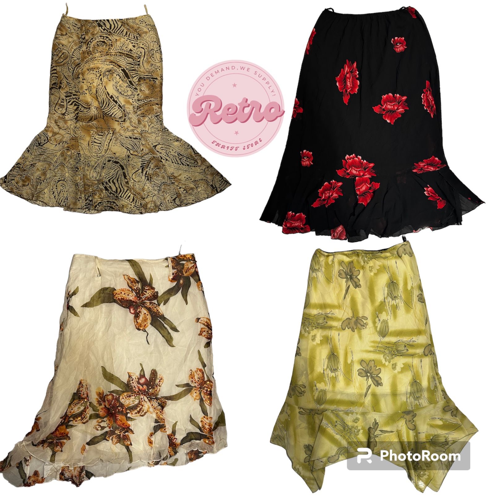 Y2K Earthy Tone Skirts: 8 Pieces