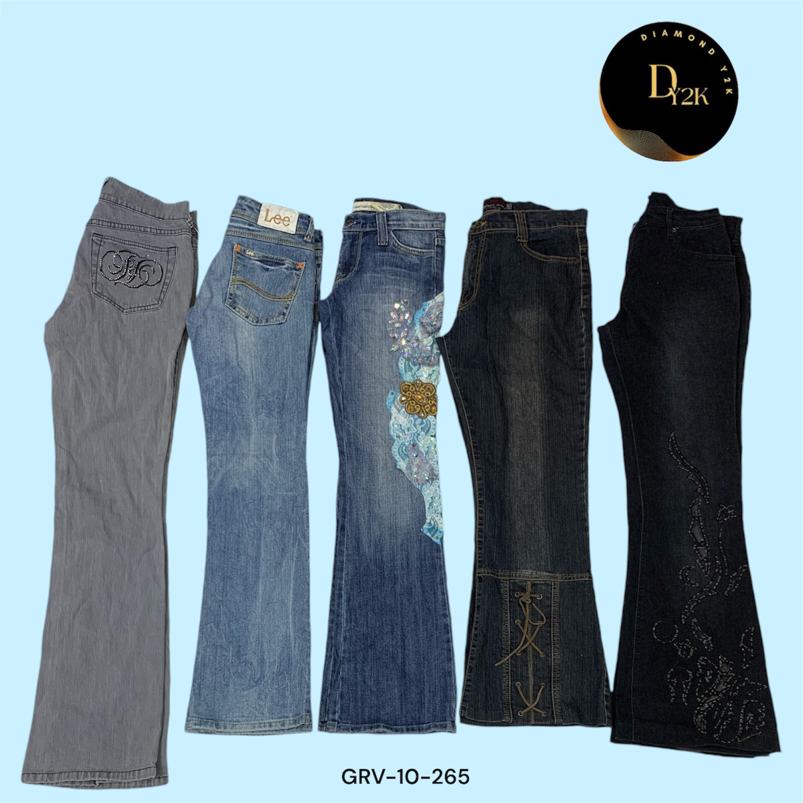 Y2K Traum-Flaggen: Ikonische Retro-Jeans (GRV-10-265)