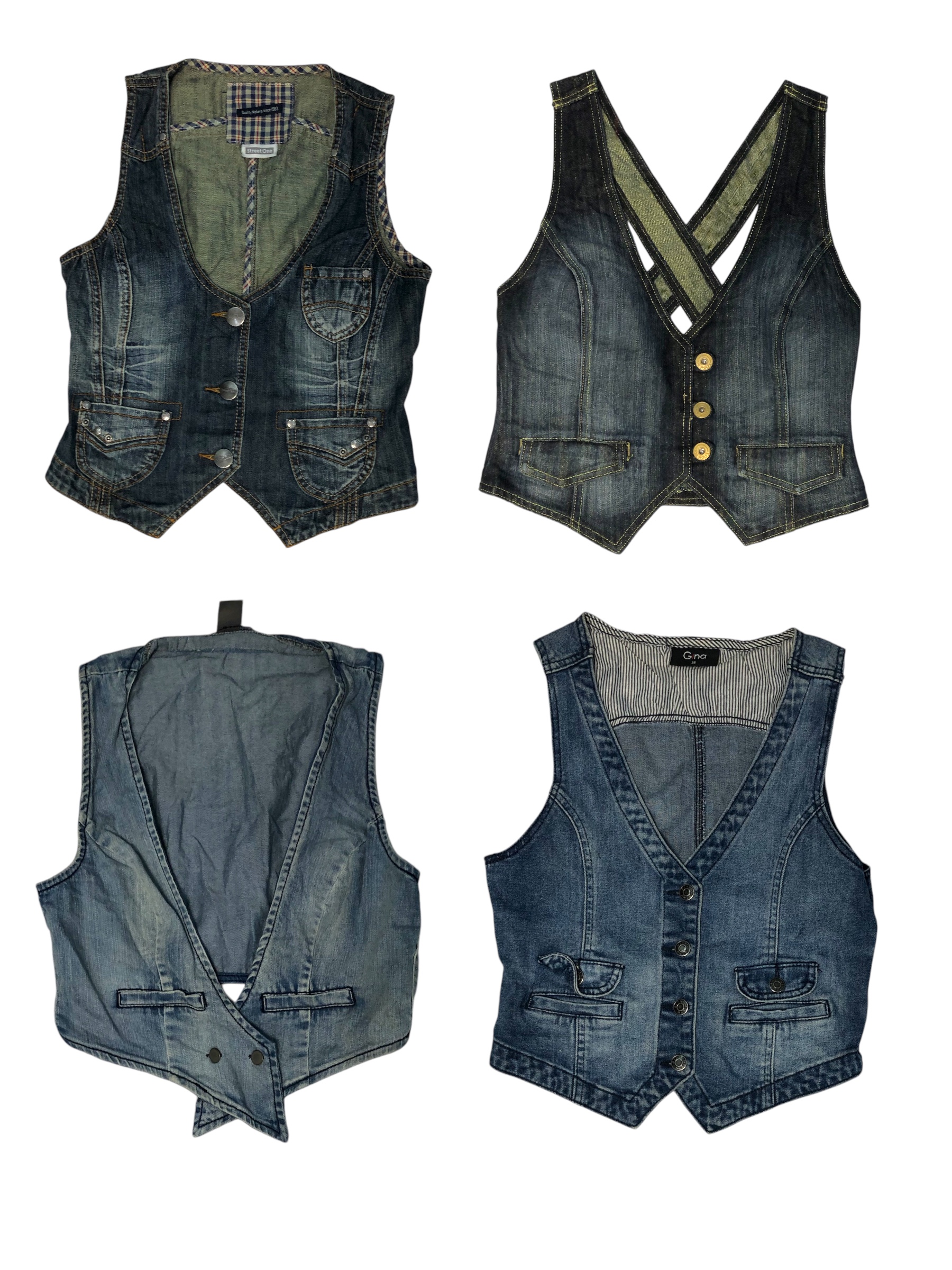 Denim waistcoats (S-716)