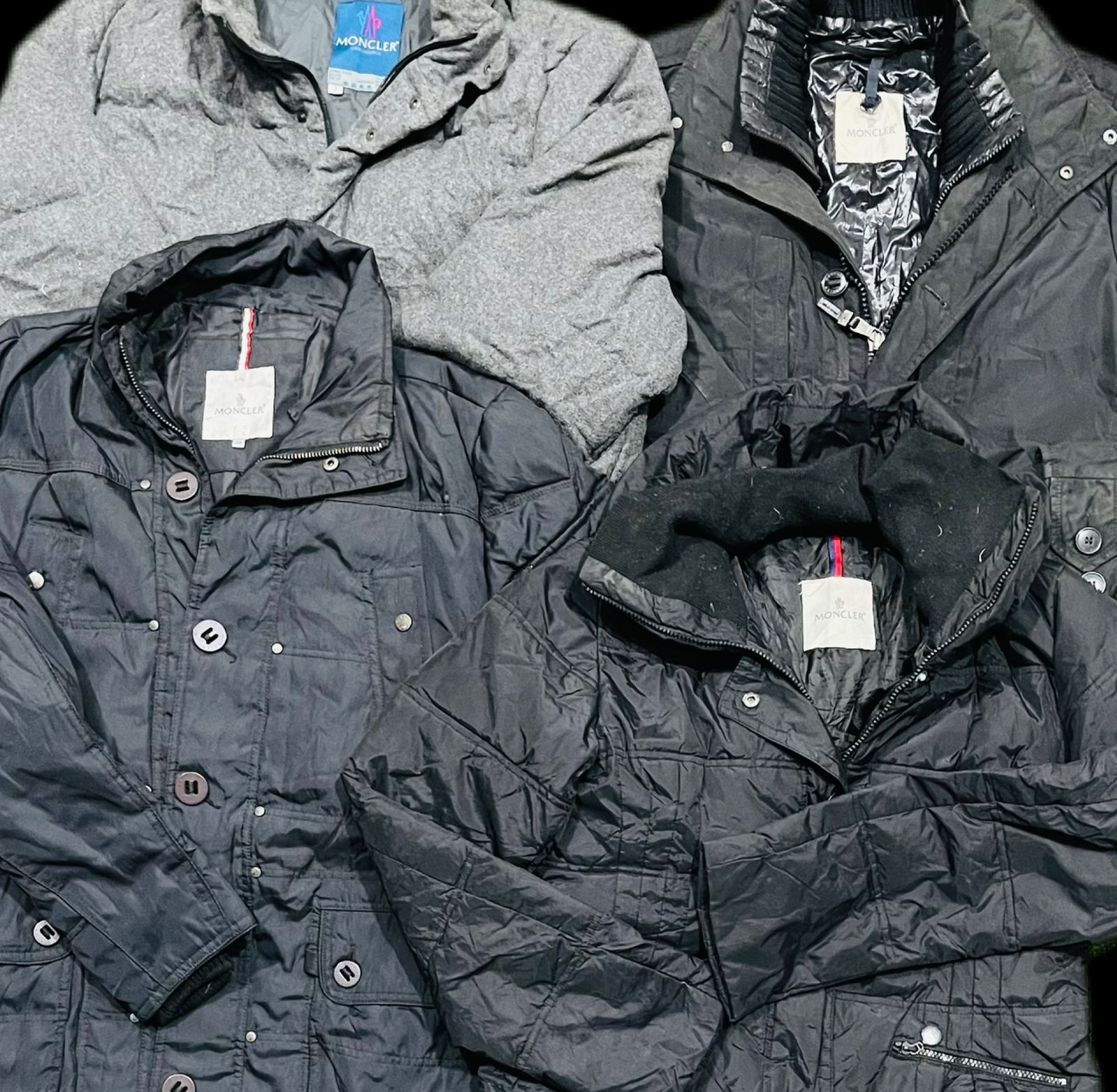 Moncler puffer jackets 5 pcs