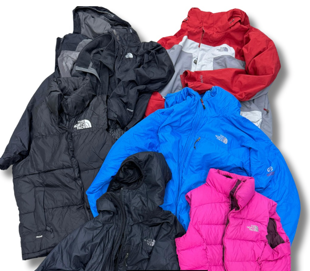 Northface Mix Giacche Invernali, Puffers Giacca Antivento Summit Series, 700 series, Hyvent