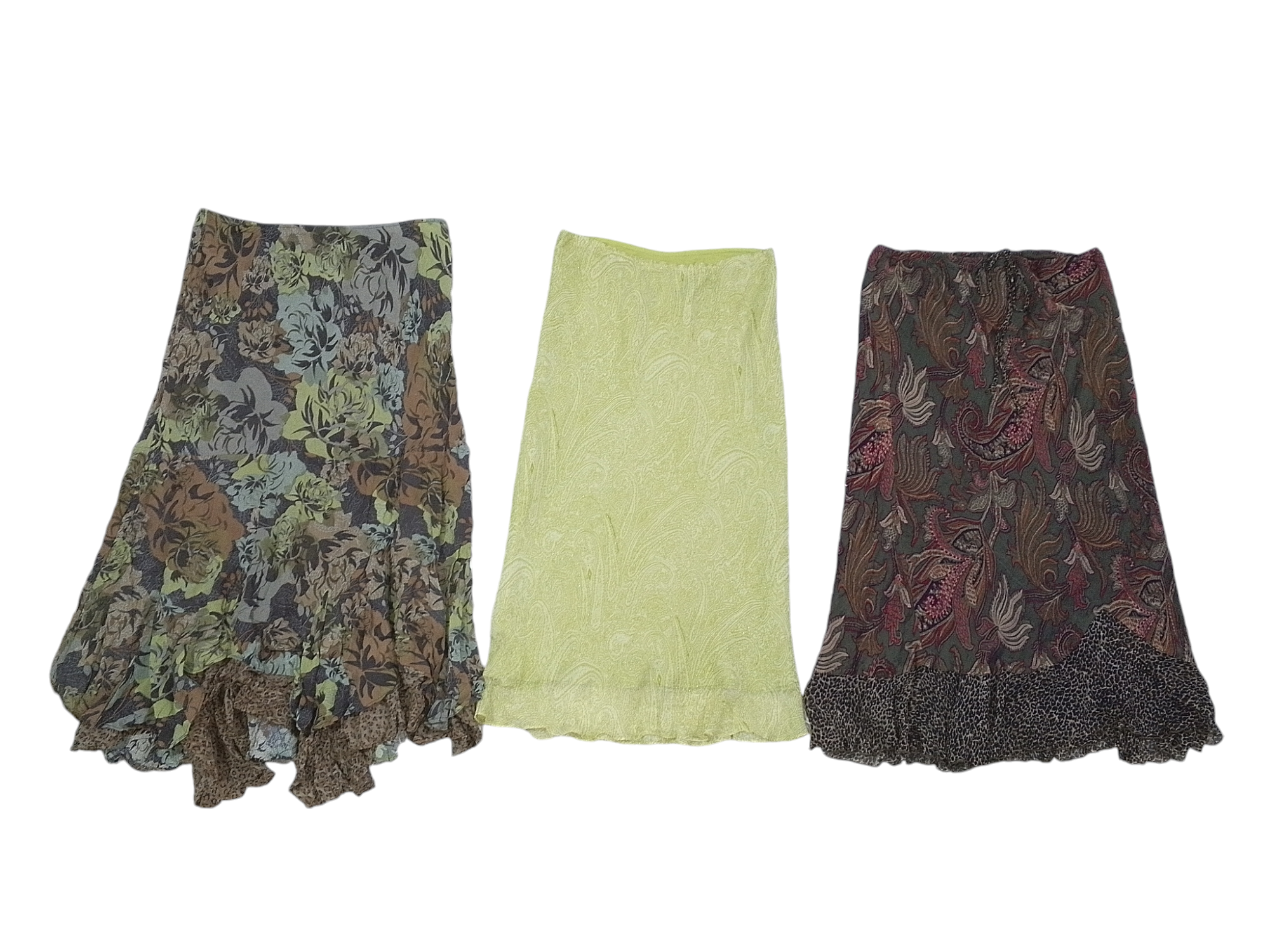 Y2k Floral earthy tone skirts - 17 pcs - 1/11/24