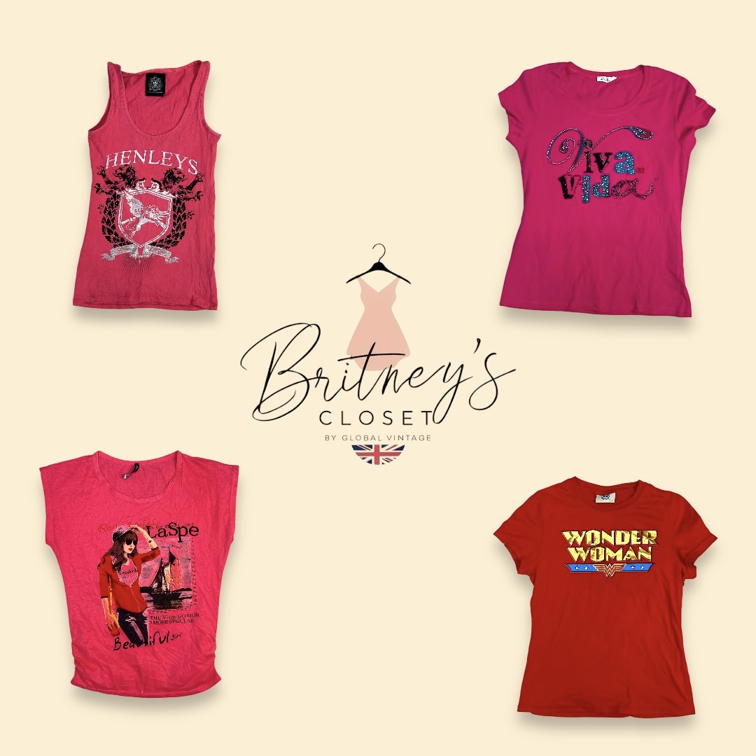 Y2K Cherry Blossom Baby Tees - 13 Pieces ( BC-10-35 )