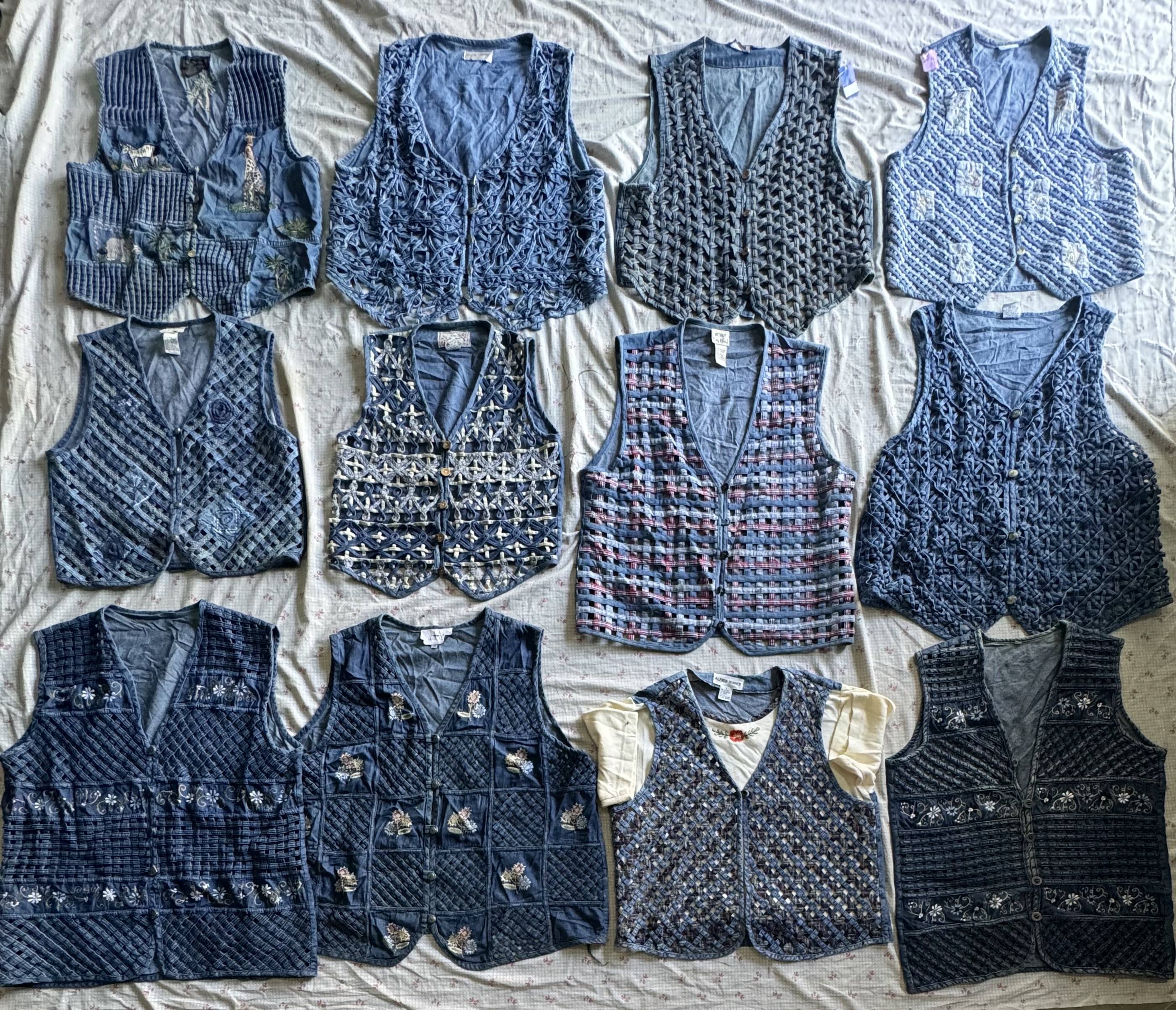 Gilet en denim 20 pièces