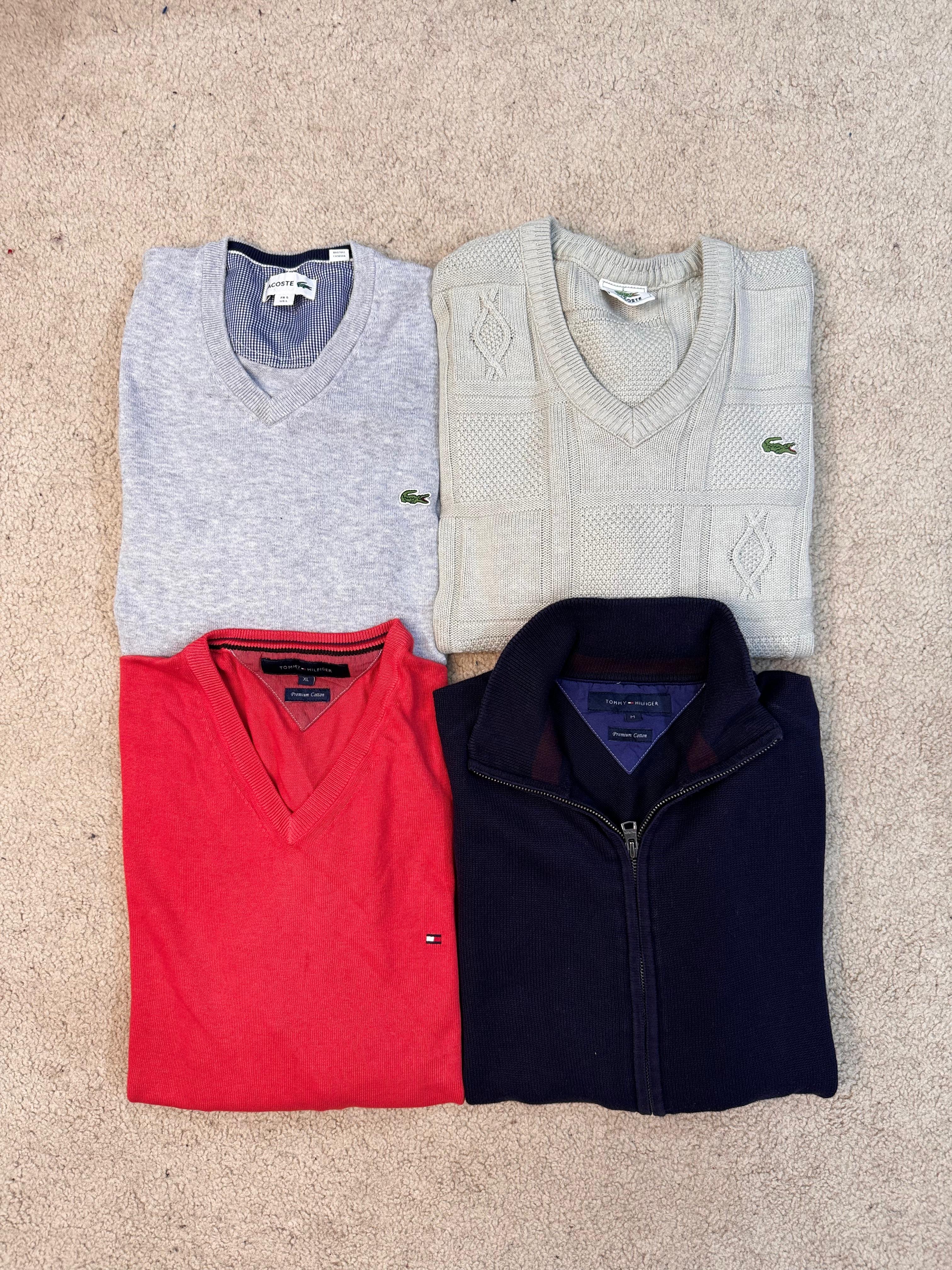 #VV106 Tommy/Lacoste Mix Sweaters 15PCs