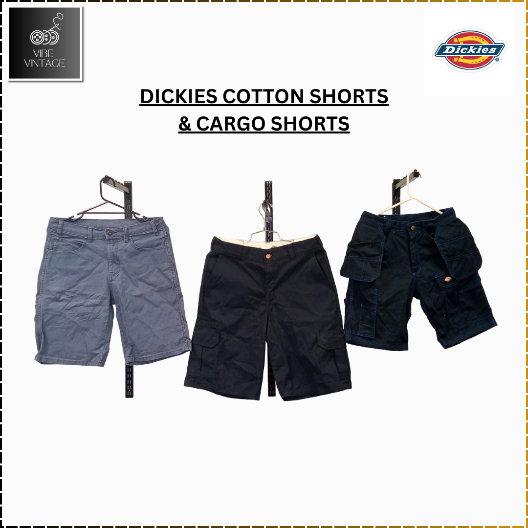 DICKIES COTTON SHORTS & CARGO SHORTS - 17 PCS