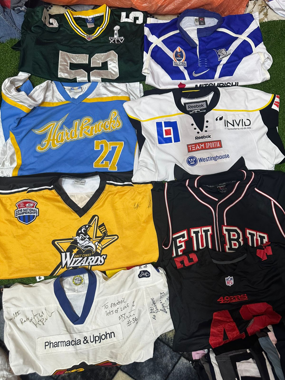 Football and sport jersey 16 Piece