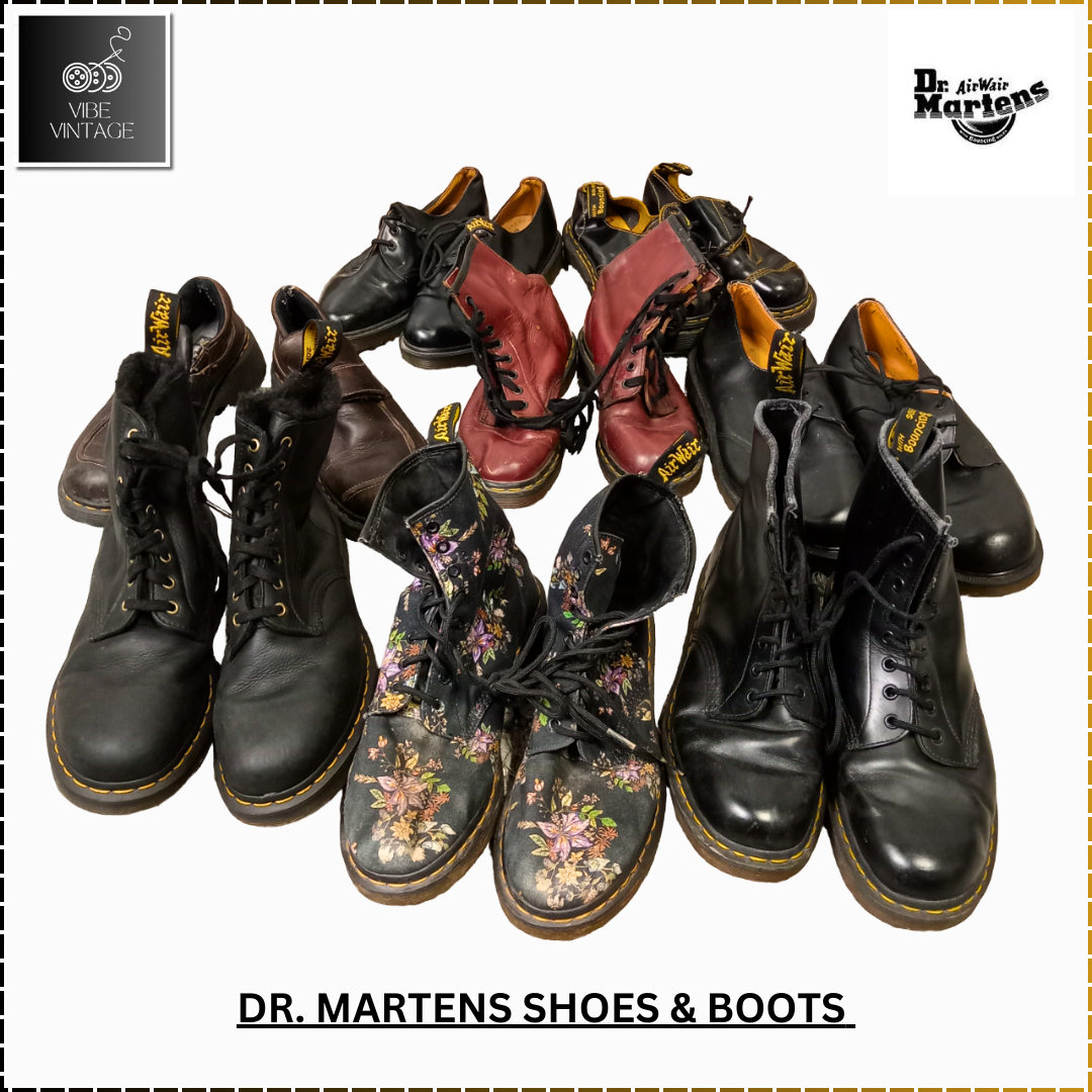 DR. MARTENS SHOES & BOOTS - 10 PCS