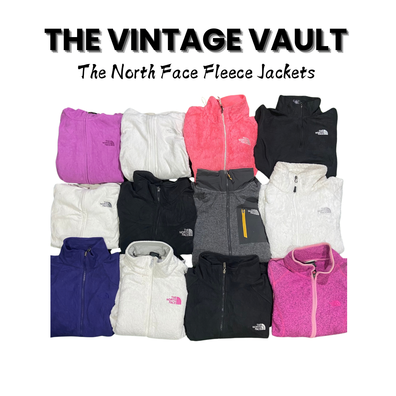 The north Face fleece jackets 30 pcs