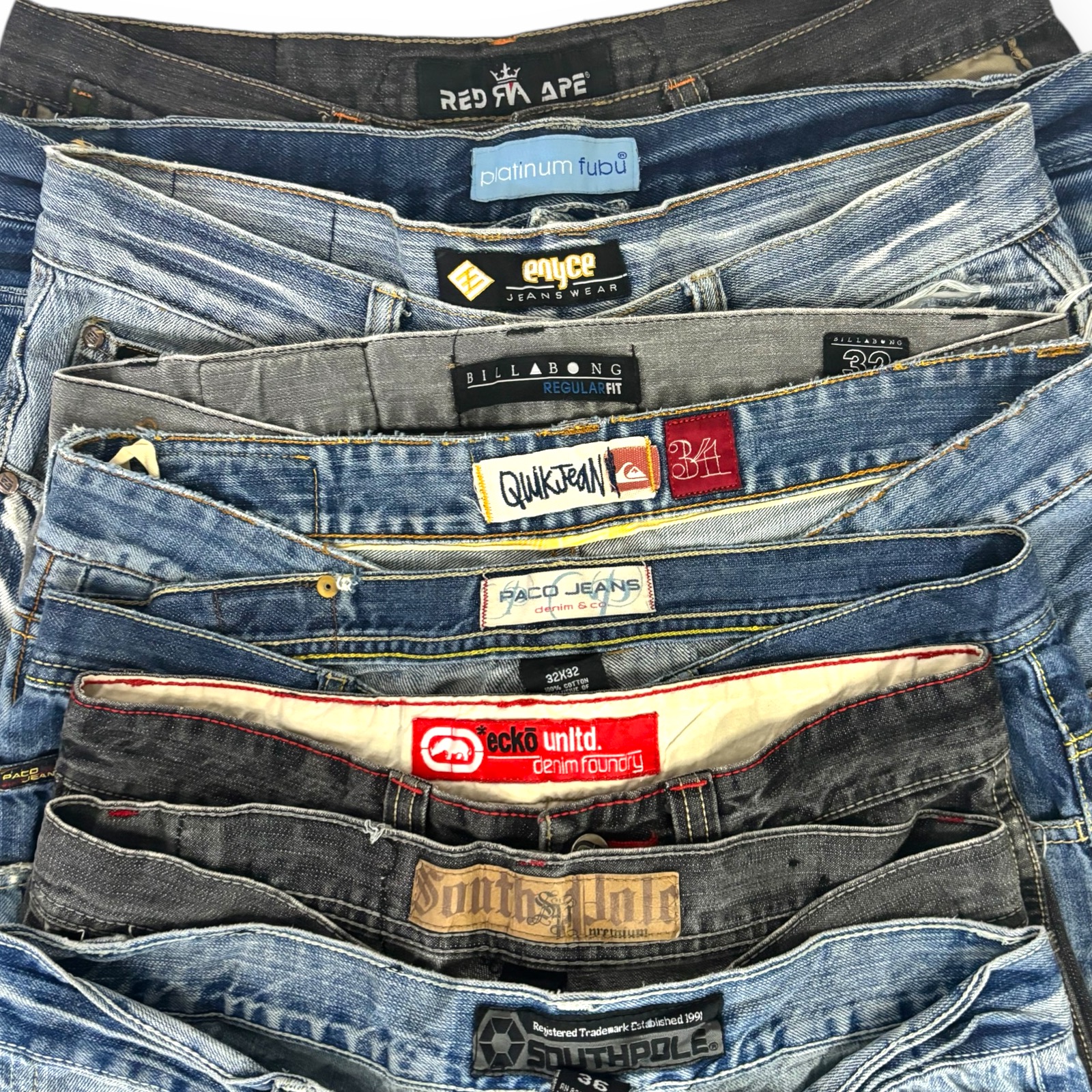 Branded Baggy Y2K Jeans 20 Pcs (B19)