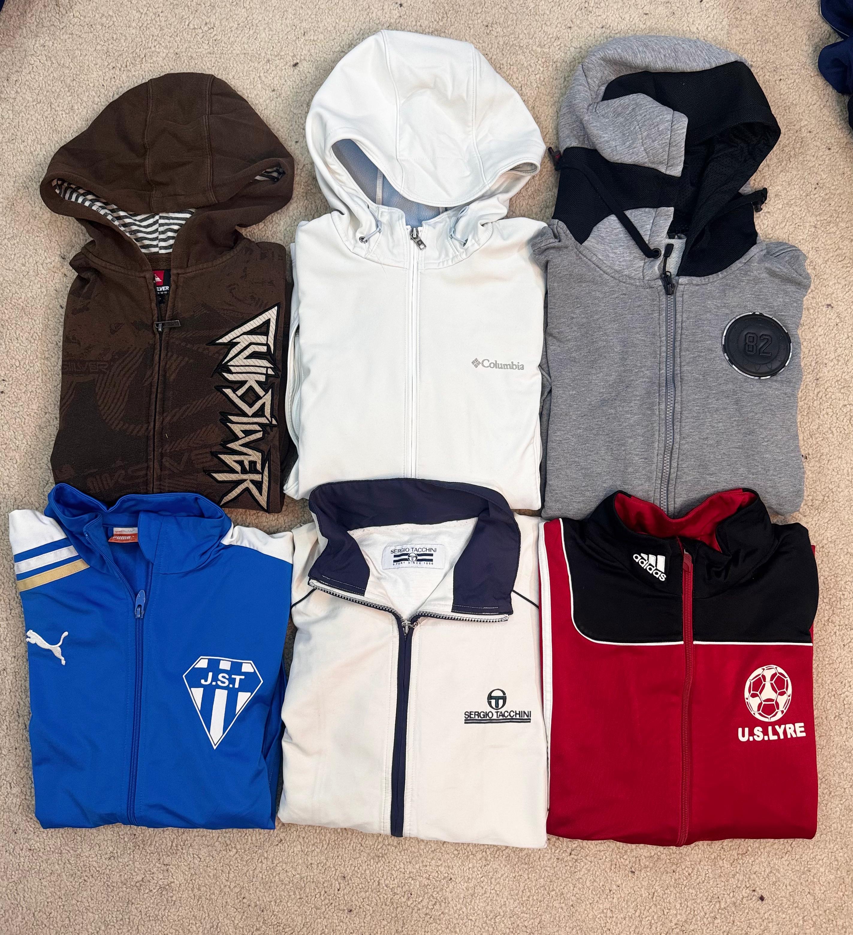 #VV126 Authentic Track Jackets Mix 50PCs