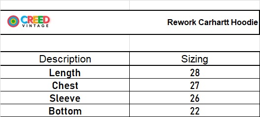 Rework Carhartt Hoodies
