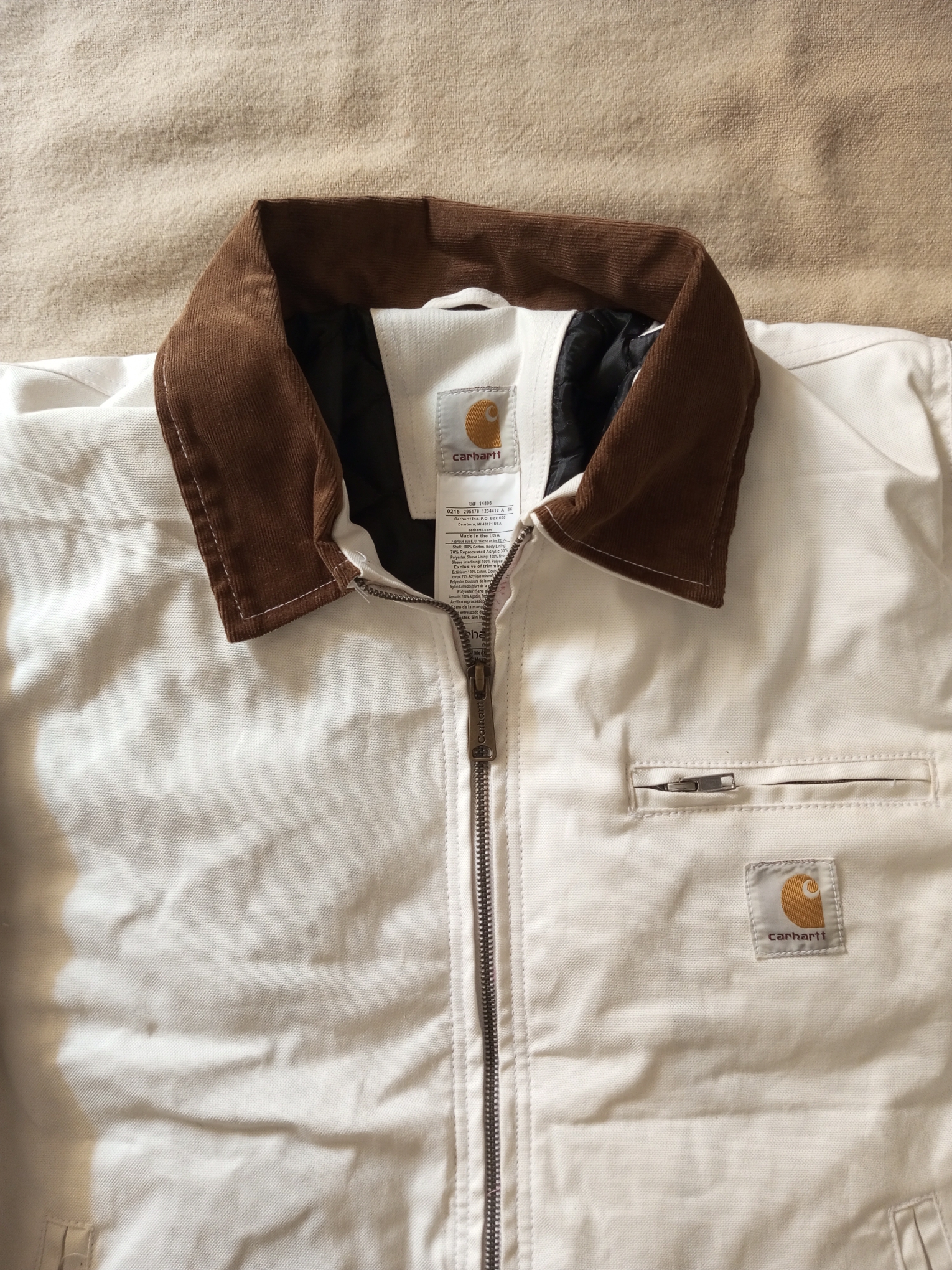 Carhartt Rework Style Bianco Detroit 20 pz