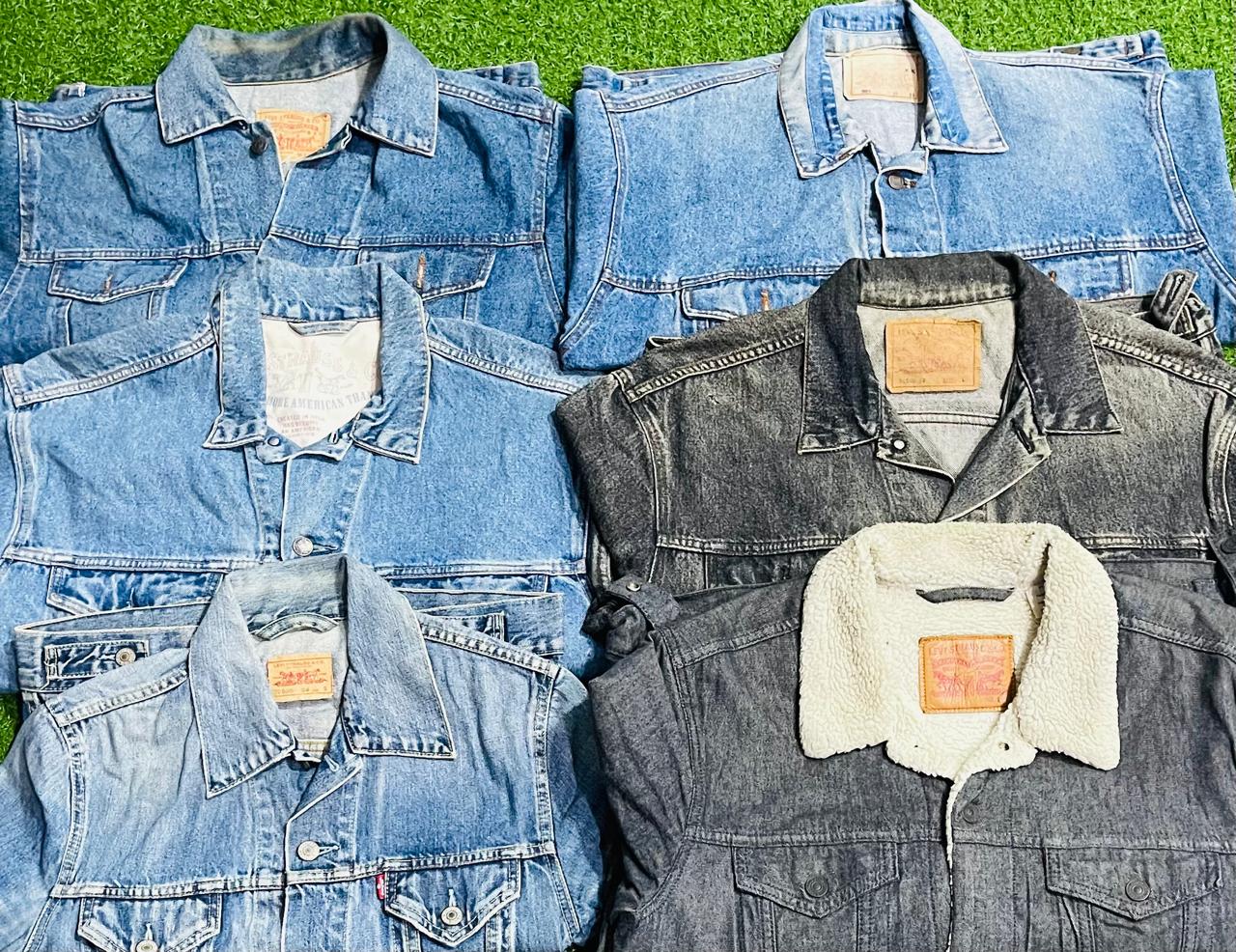 Vestes en denim Levis 10 pièces