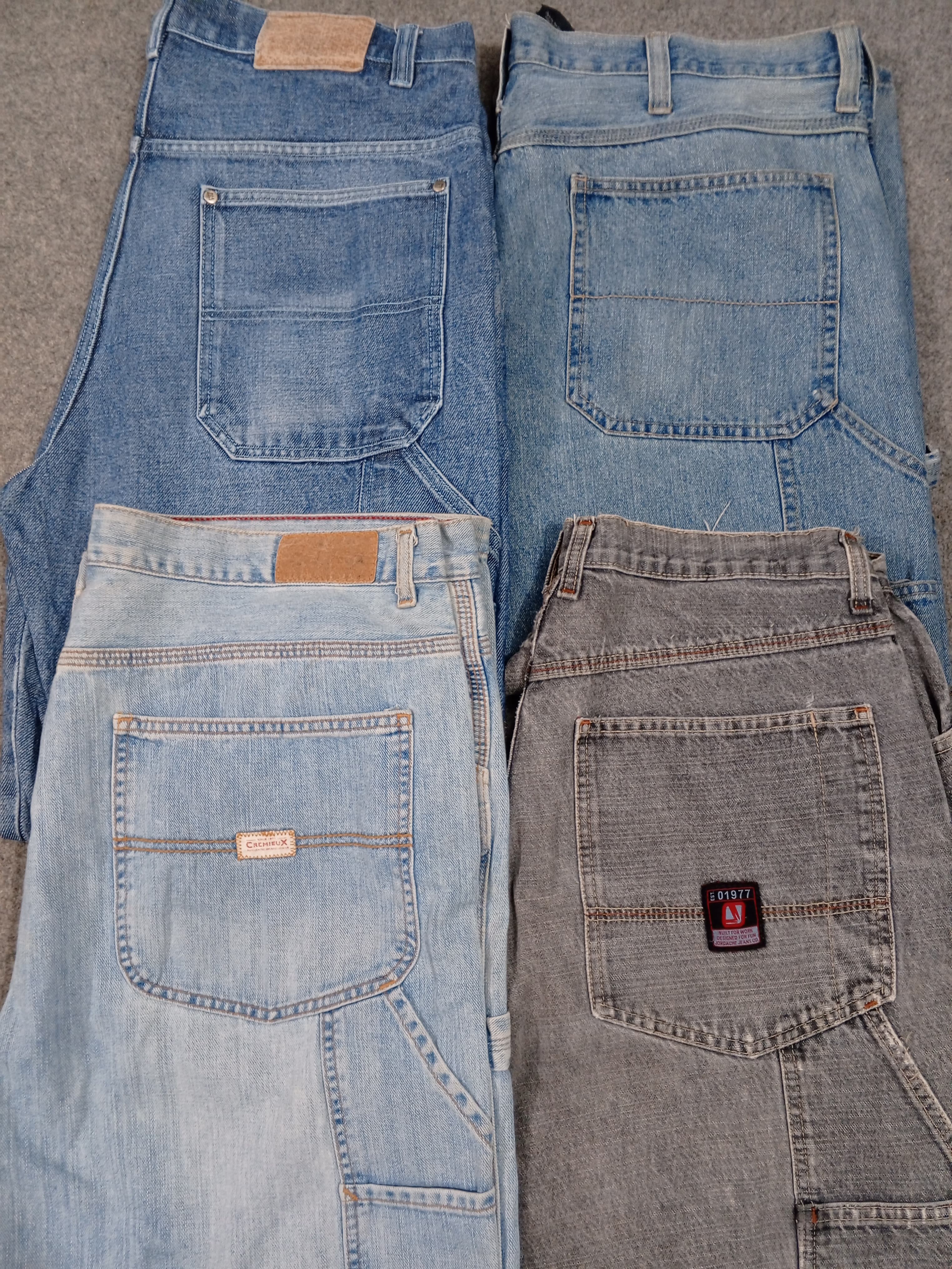 #405 Pantalon Jean Baggy Men Carpenter -12