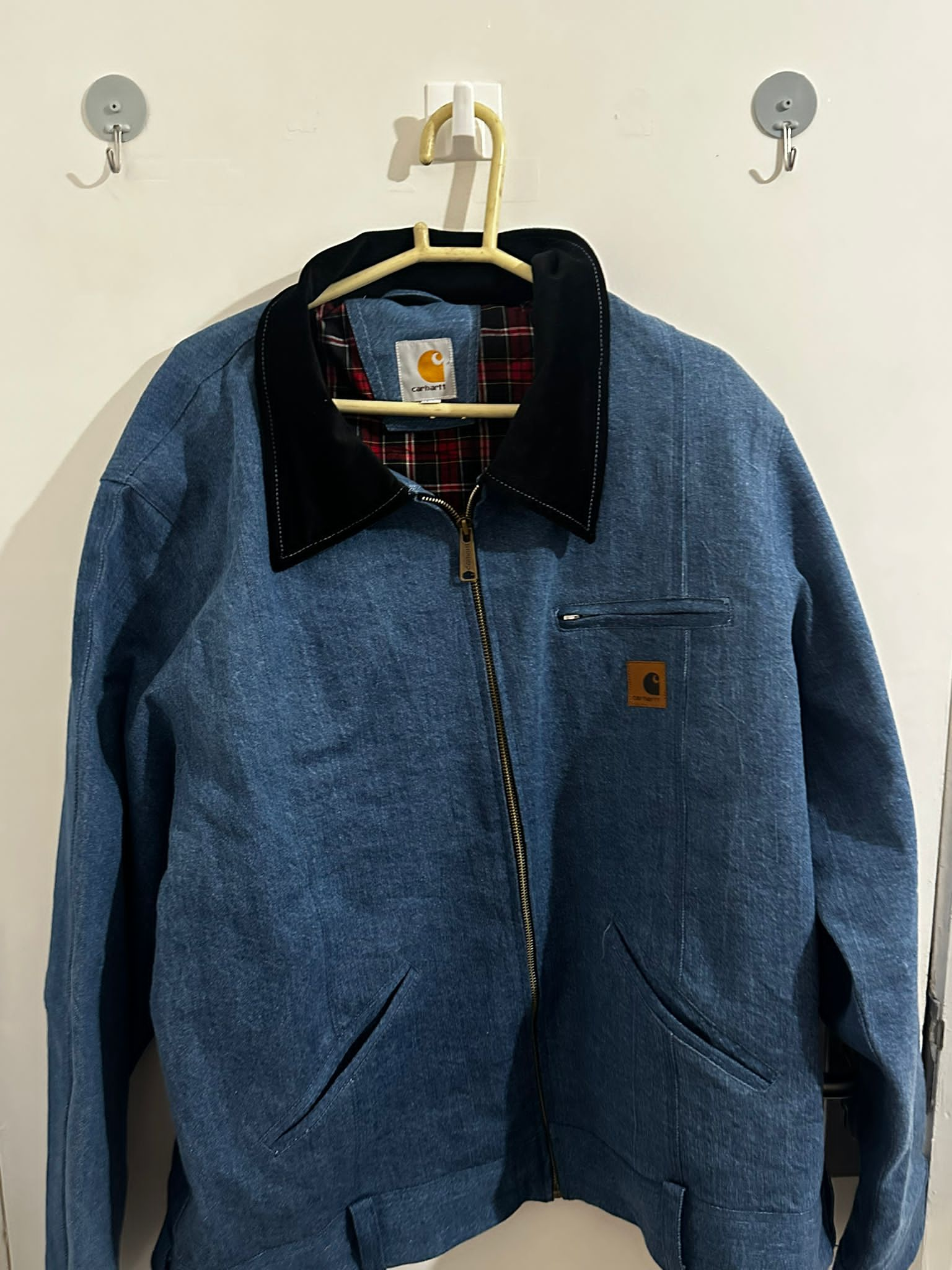 Jaquetas Detroit Carhartt Rework Estilo Denim Azul 25 pcs