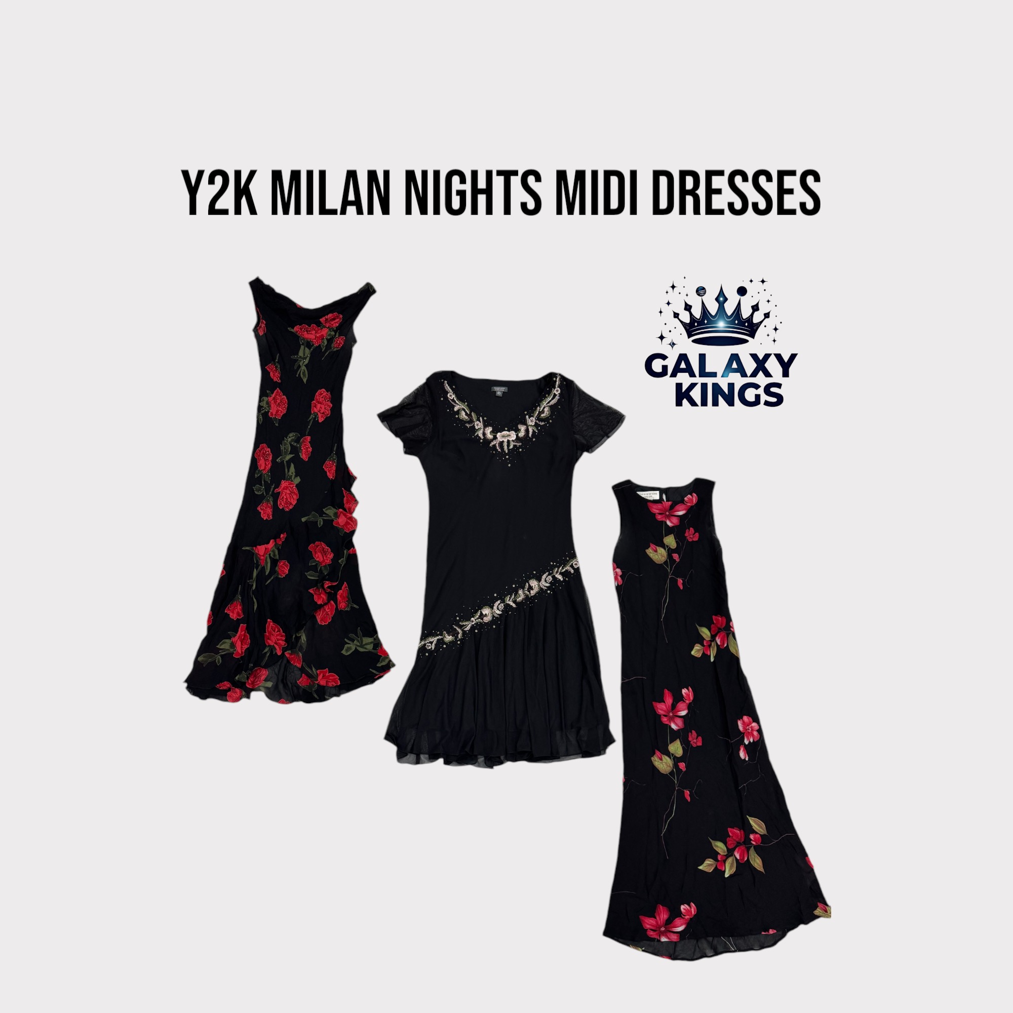 Y2K MILAN NIGHTS MIDI DRESSES