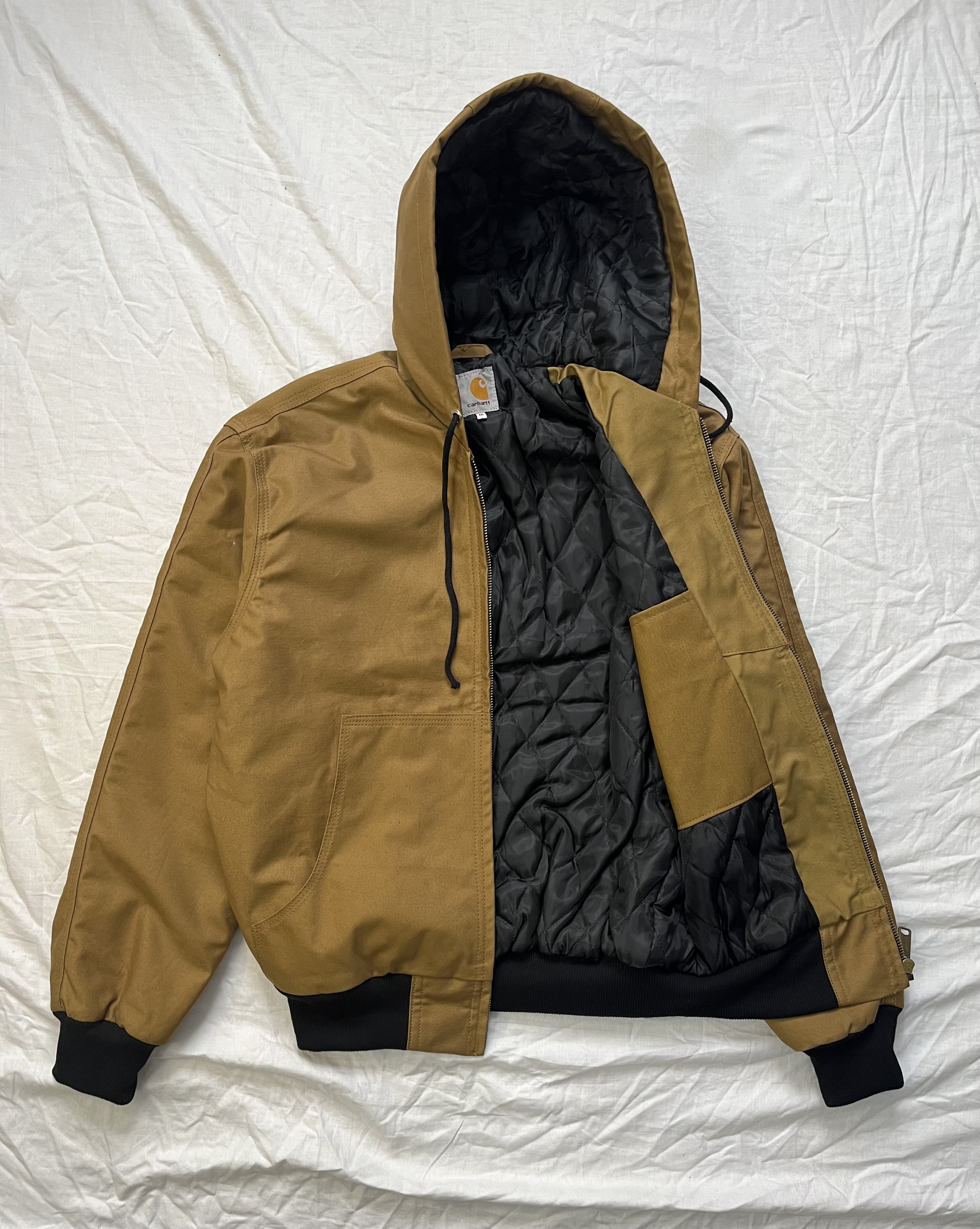 VENTE DE VENDREDI ! Vestes à capuche tan de style rework Vintage Carhartt - MOQ 25 pièces