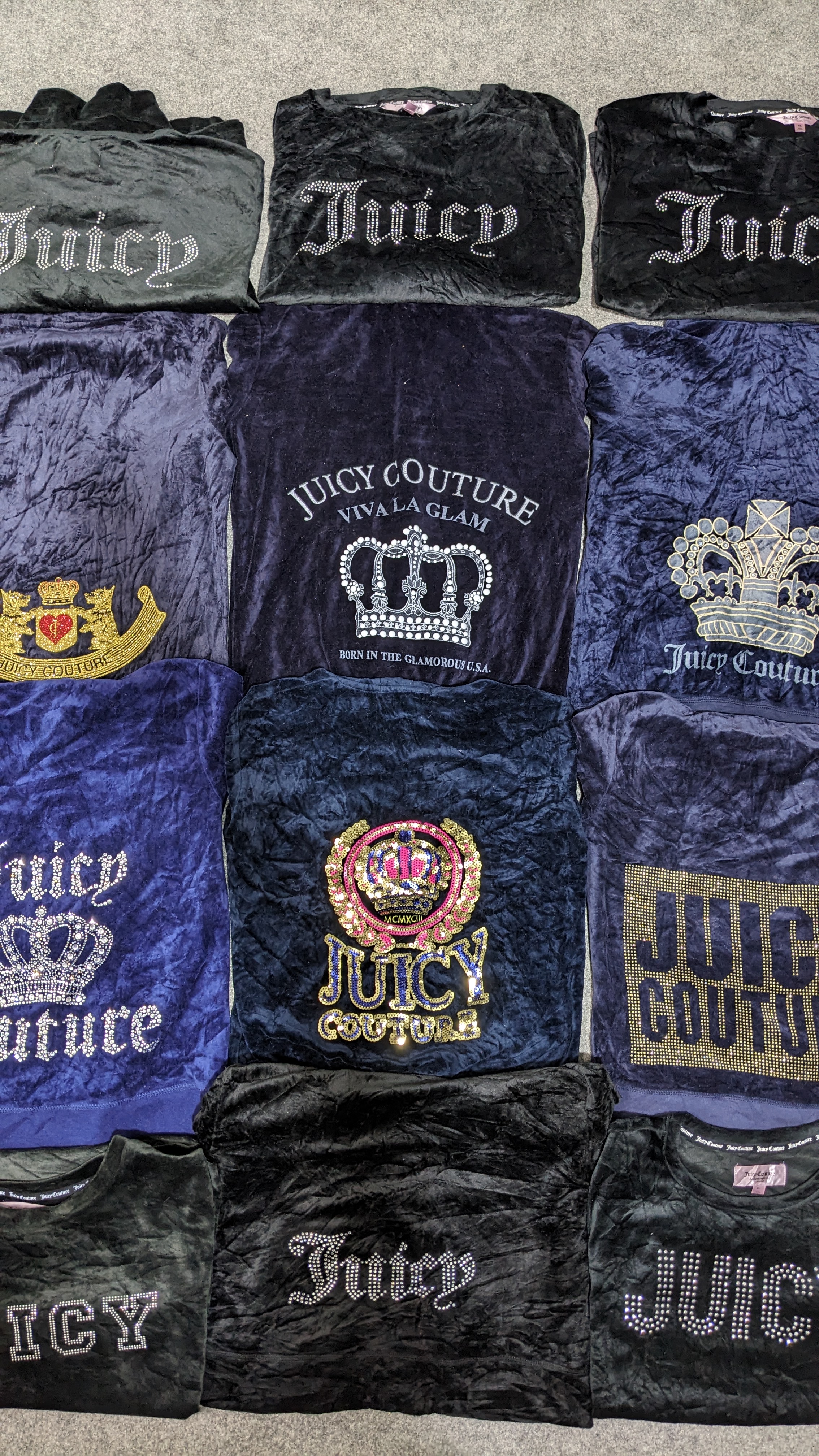 Costumes noirs Juicy Couture