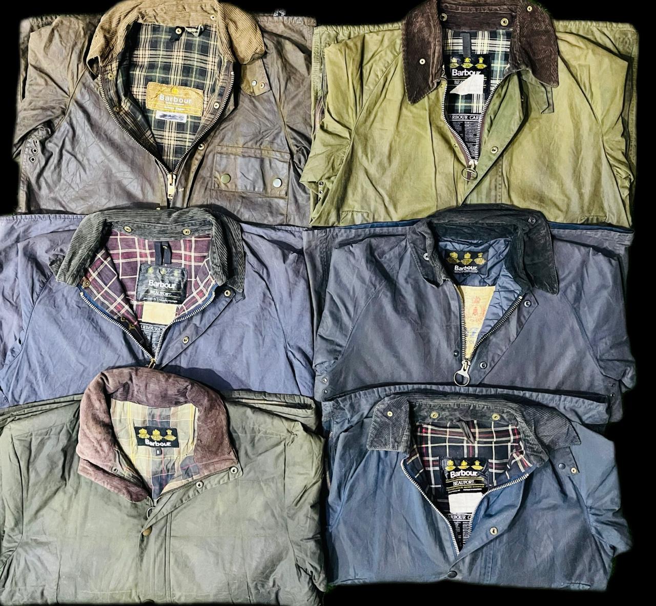 Vestes en cire Barbour 10 pcs