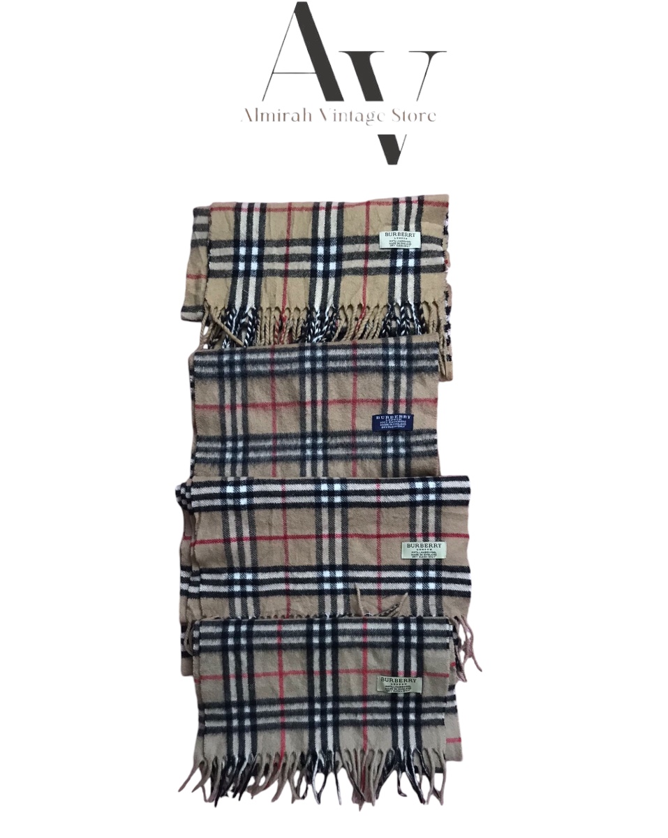 Burberry beige colour scarfs