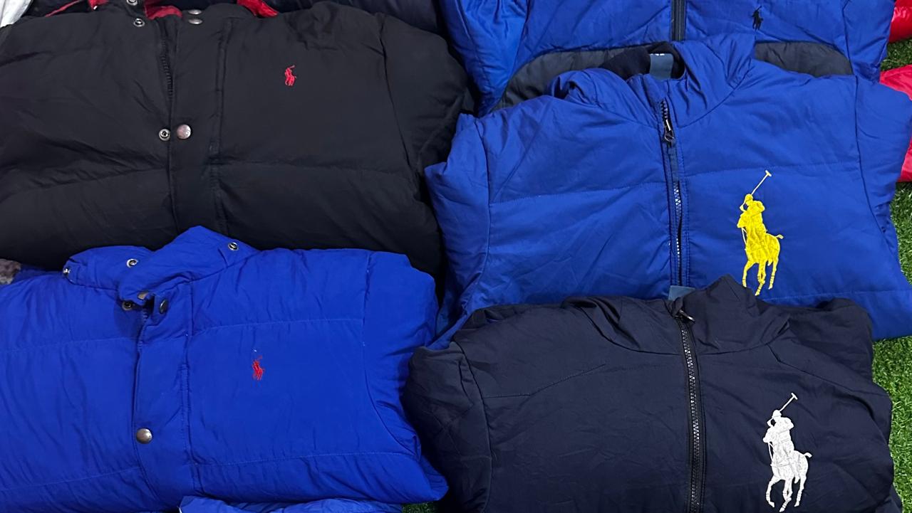 Doudoune polo Ralph Lauren de marque, 15 pièces.