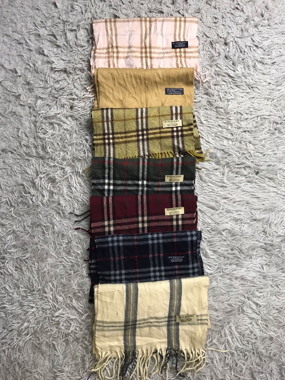 Y2k Burberry scarves