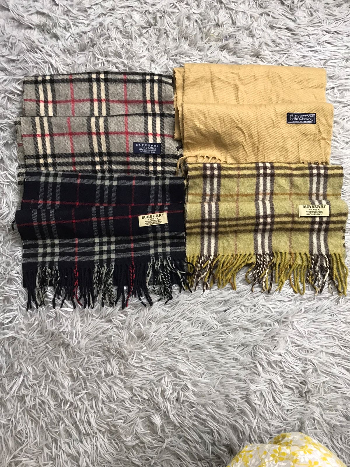 Y2k Burberry scarves