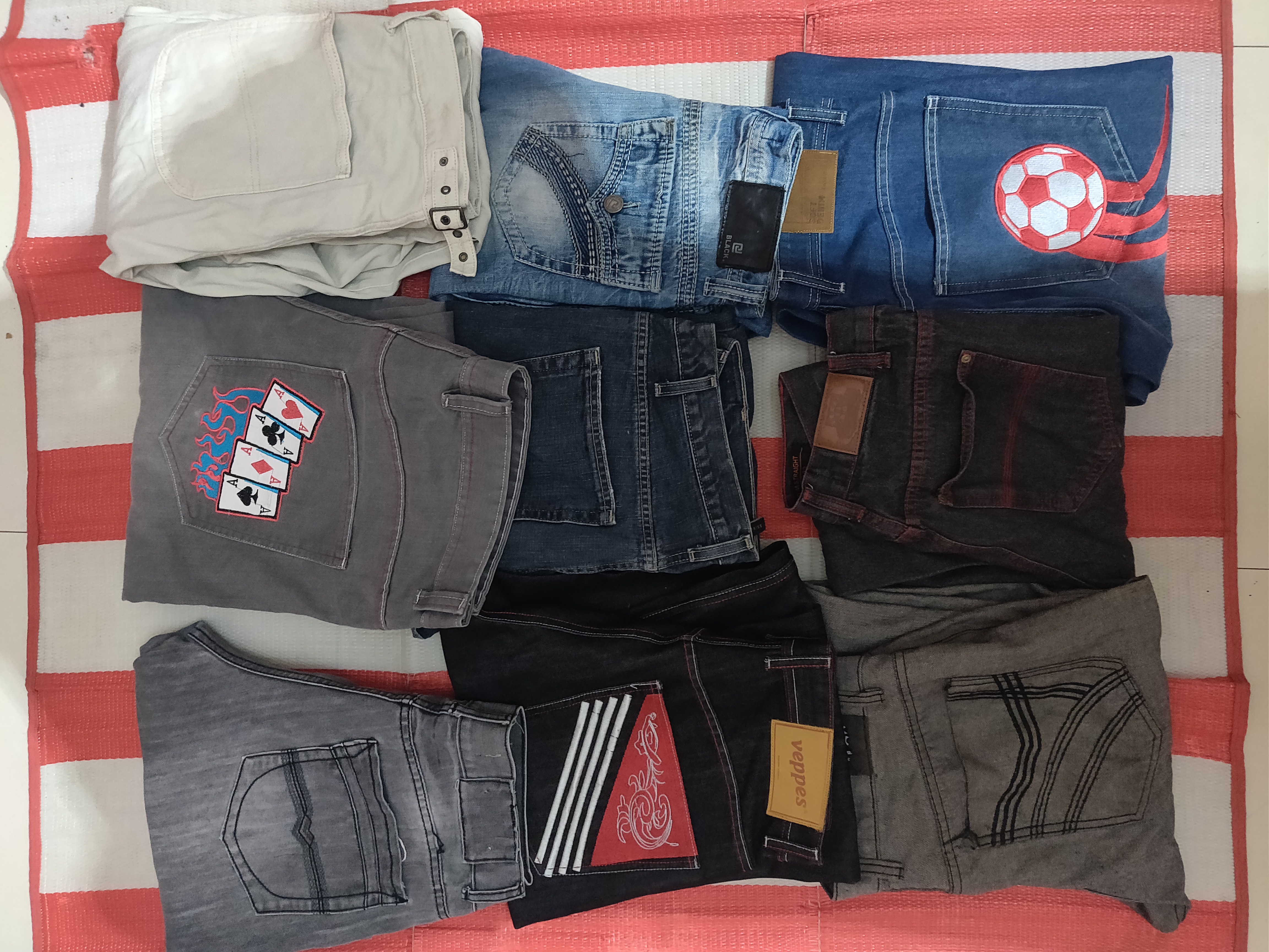 Baggy hip hop jeans
