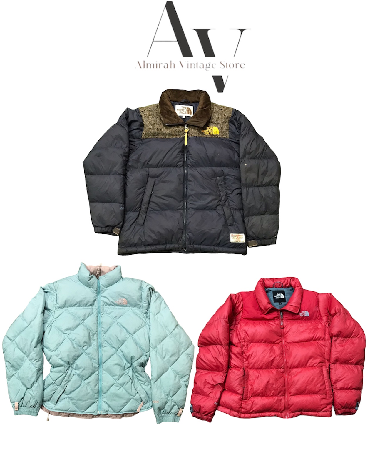 The north face puffef jackets